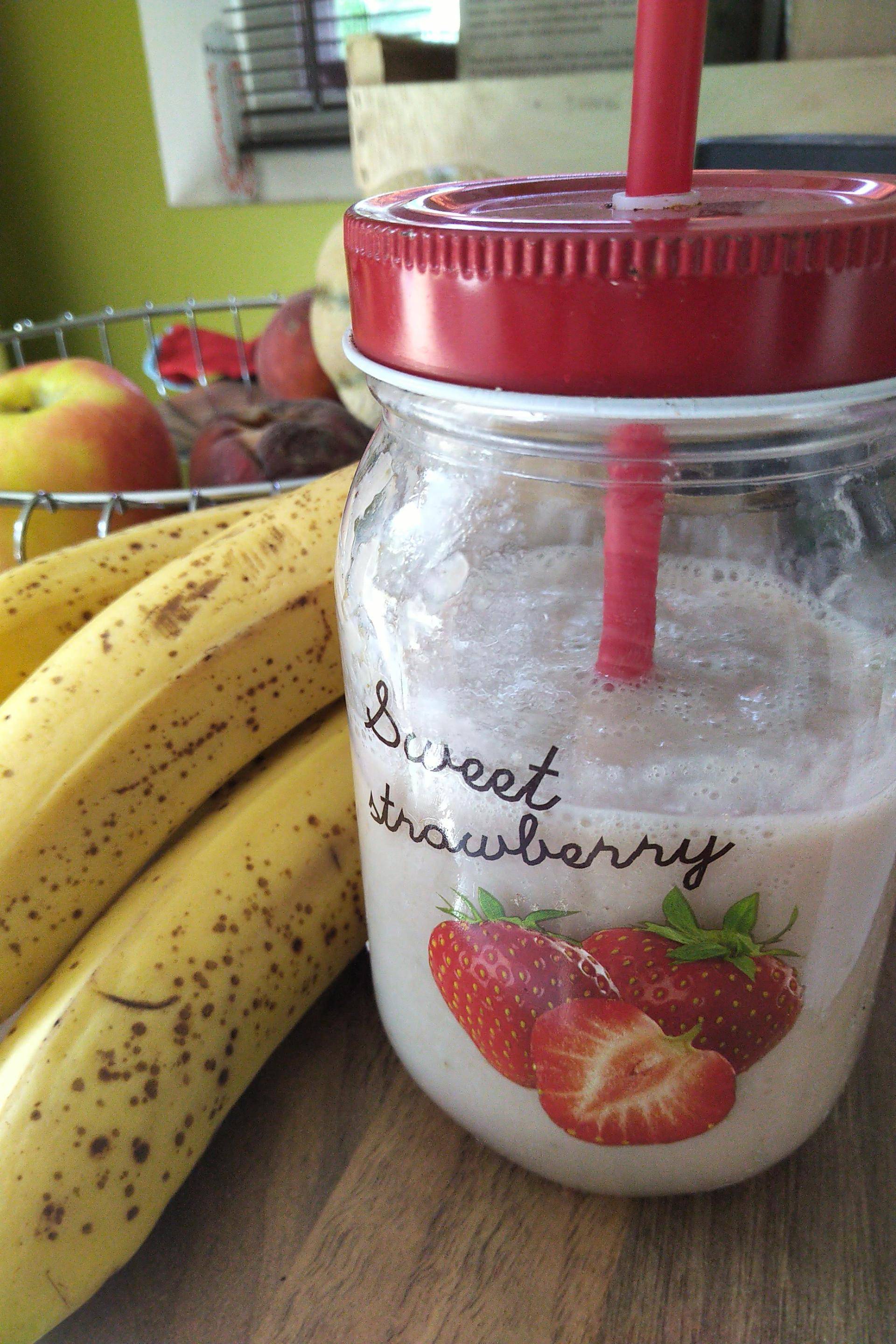 Smoothie banane fraise pomme - Recette Companion | Moulinex