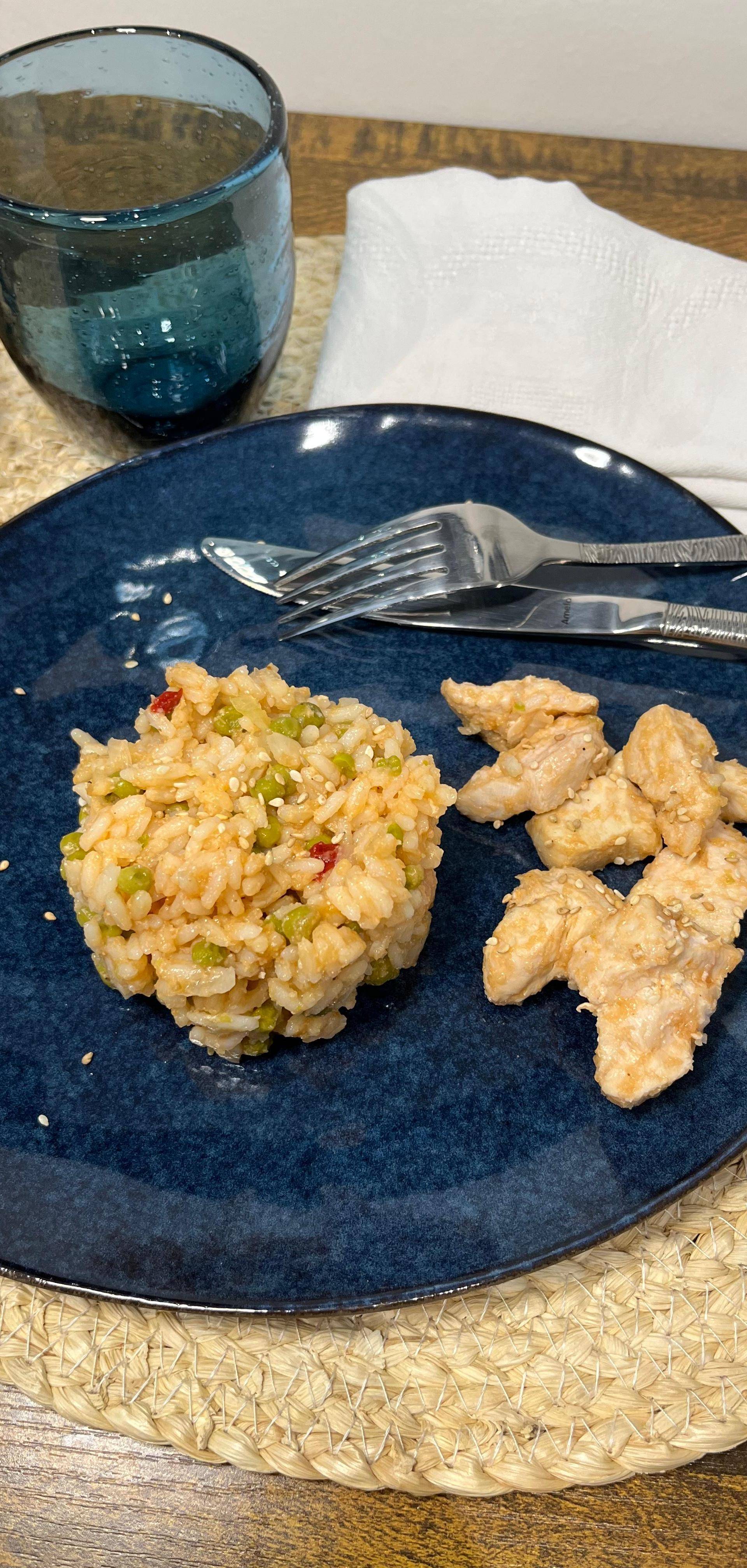 One pot poulet sauce aigre douce - Recette Cookeo | Moulinex