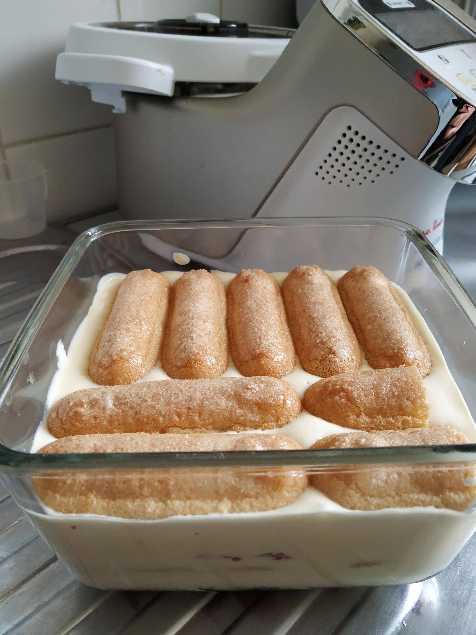 Tiramisu revisité à la fraise - Recepten Companion Connect | Moulinex
