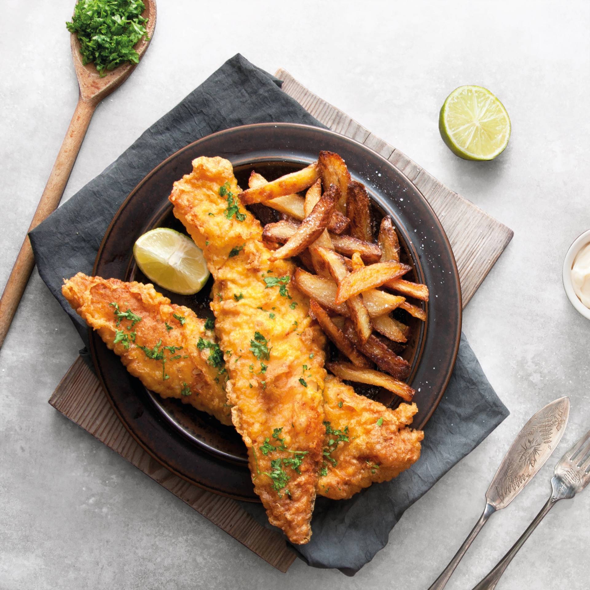 Fish and chips - Recette Dual EasyFry&Grill | Moulinex