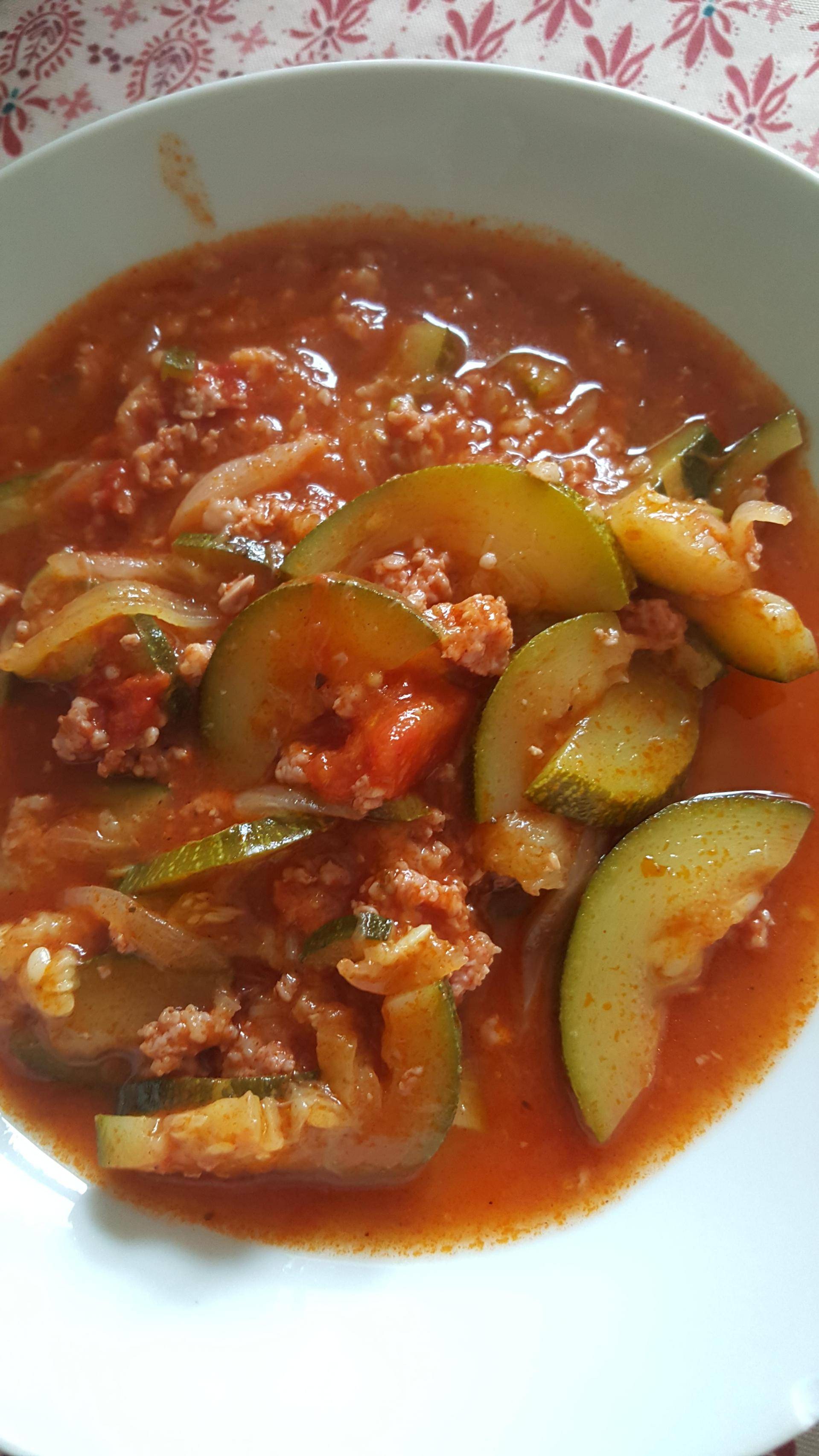 Courgettes à la viande et aux épices - Recepten Cookeo V3 | Moulinex
