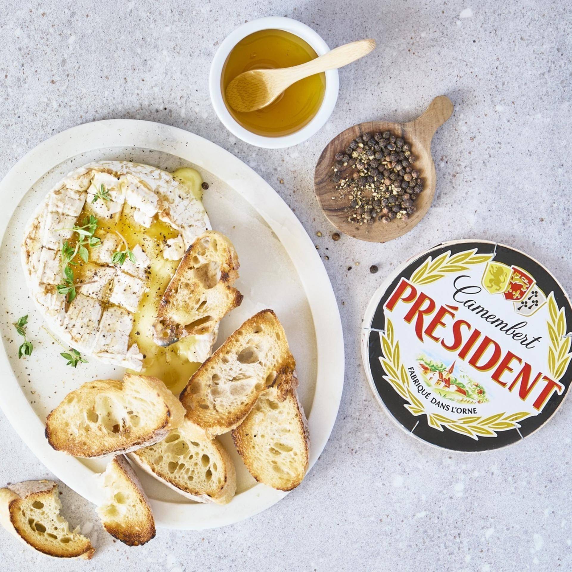 Camembert, miel et thym rôti - Recette Dual EasyFry&Grill | Moulinex
