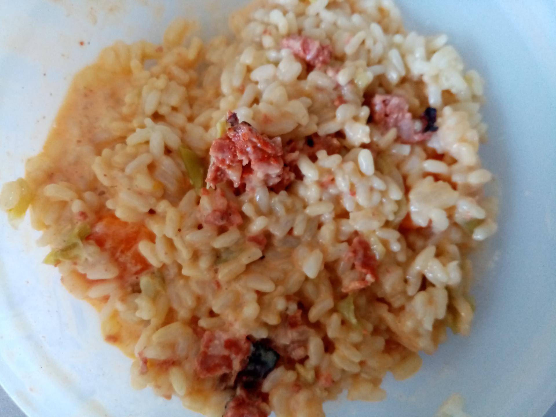 Risotto poireaux carottes chorizo - Recepten Cookeo | Moulinex