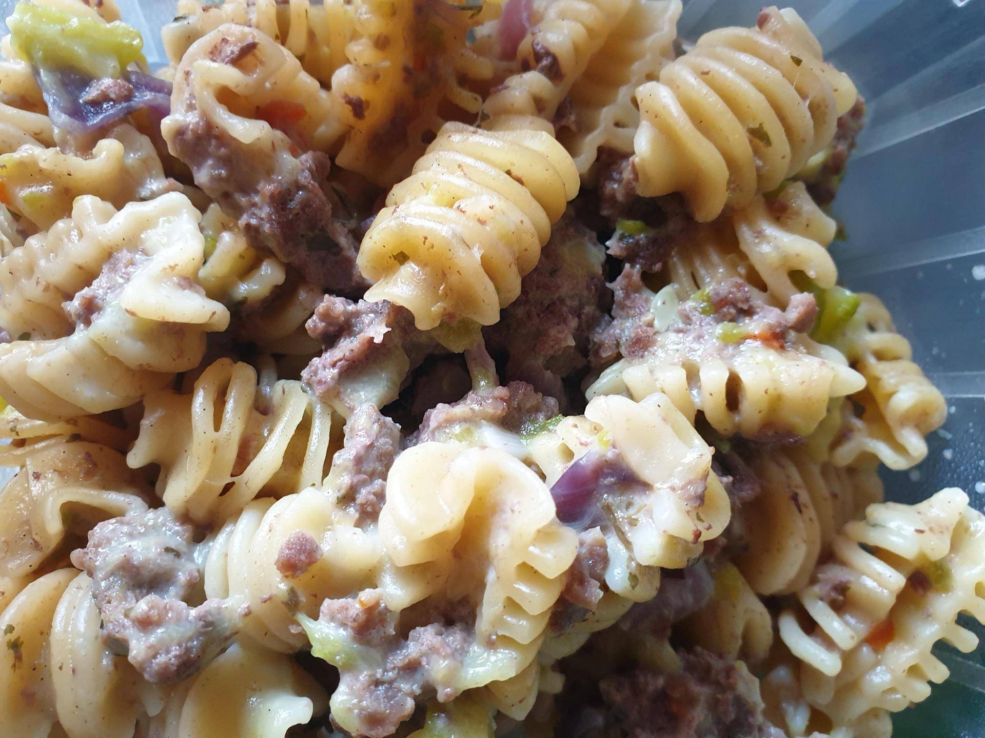 Pâtes au bœuf et son légume d été - Recette Cookeo | Moulinex