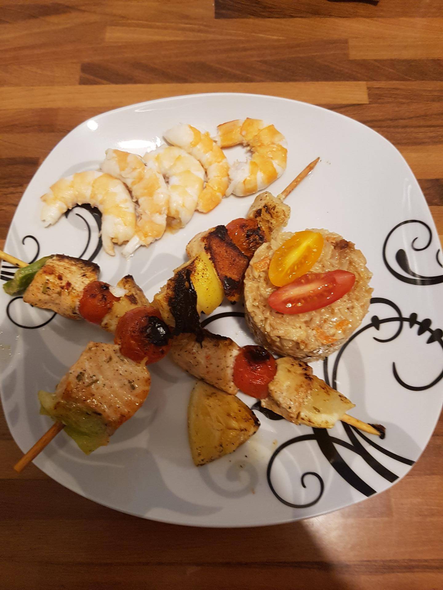 Riz à la Julienne de legumes et petoncles. - Recette Cookeo | Moulinex