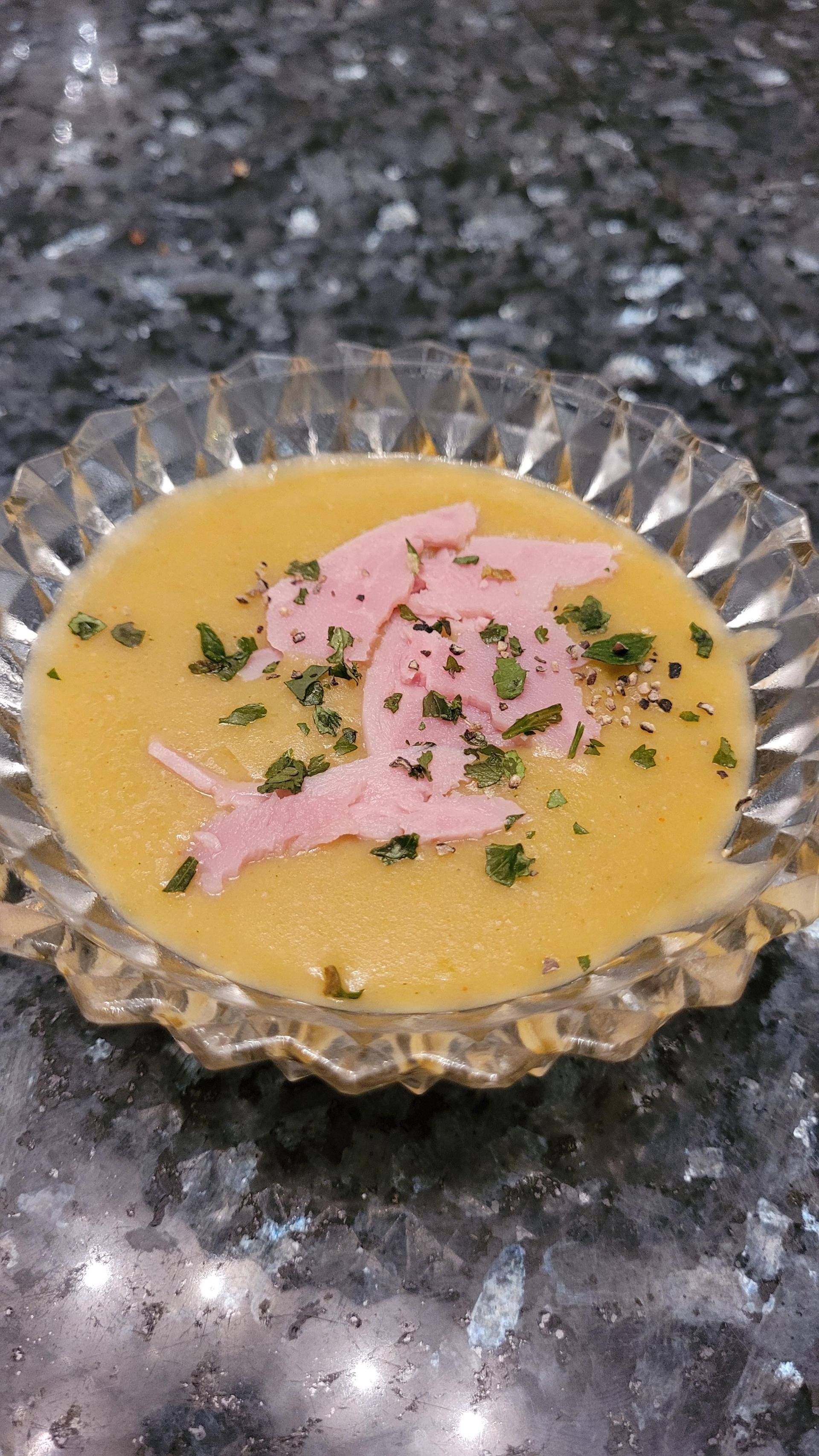 Soupe pois cassés jambon - Recepten Companion Connect XL | Moulinex