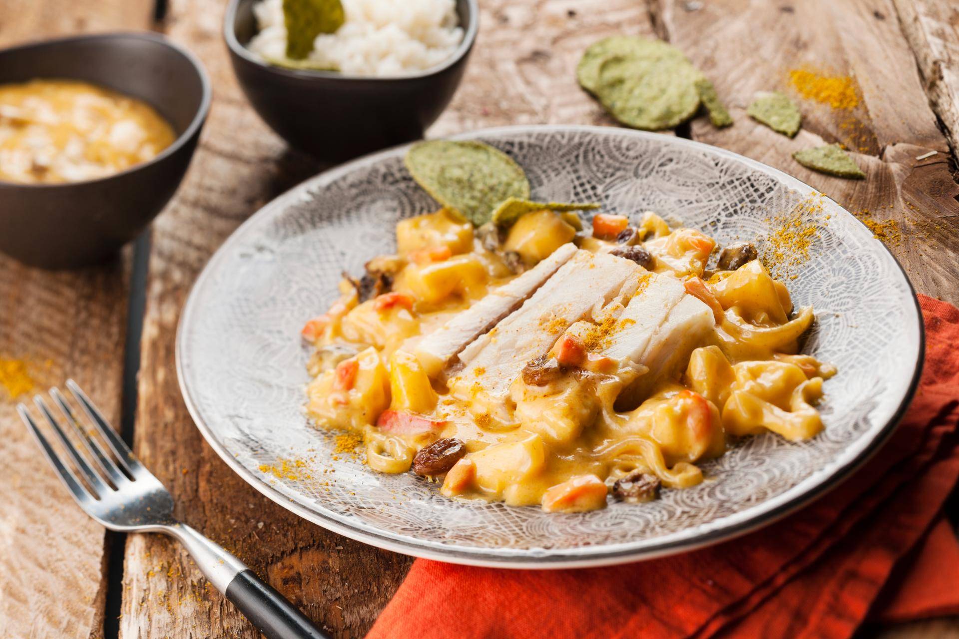 Koolvis met currysaus - Recepten Cookeo | Moulinex