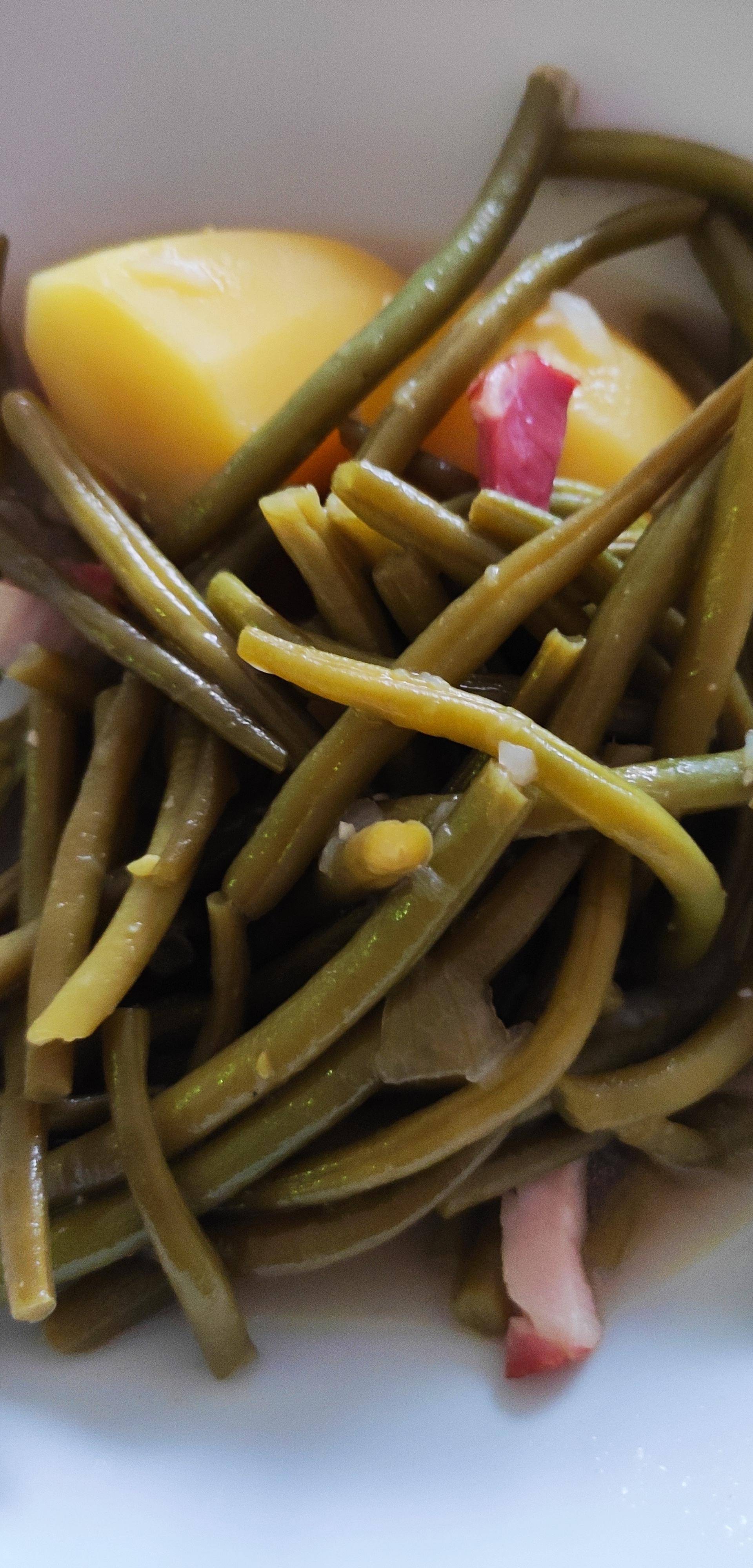 Haricots vert aux lardons et p de t - Recette Cookeo | Moulinex