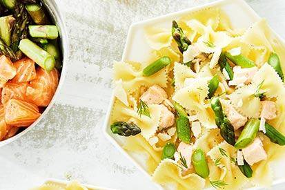 One pot pasta au jambon - Recepten Cook'in One | Moulinex