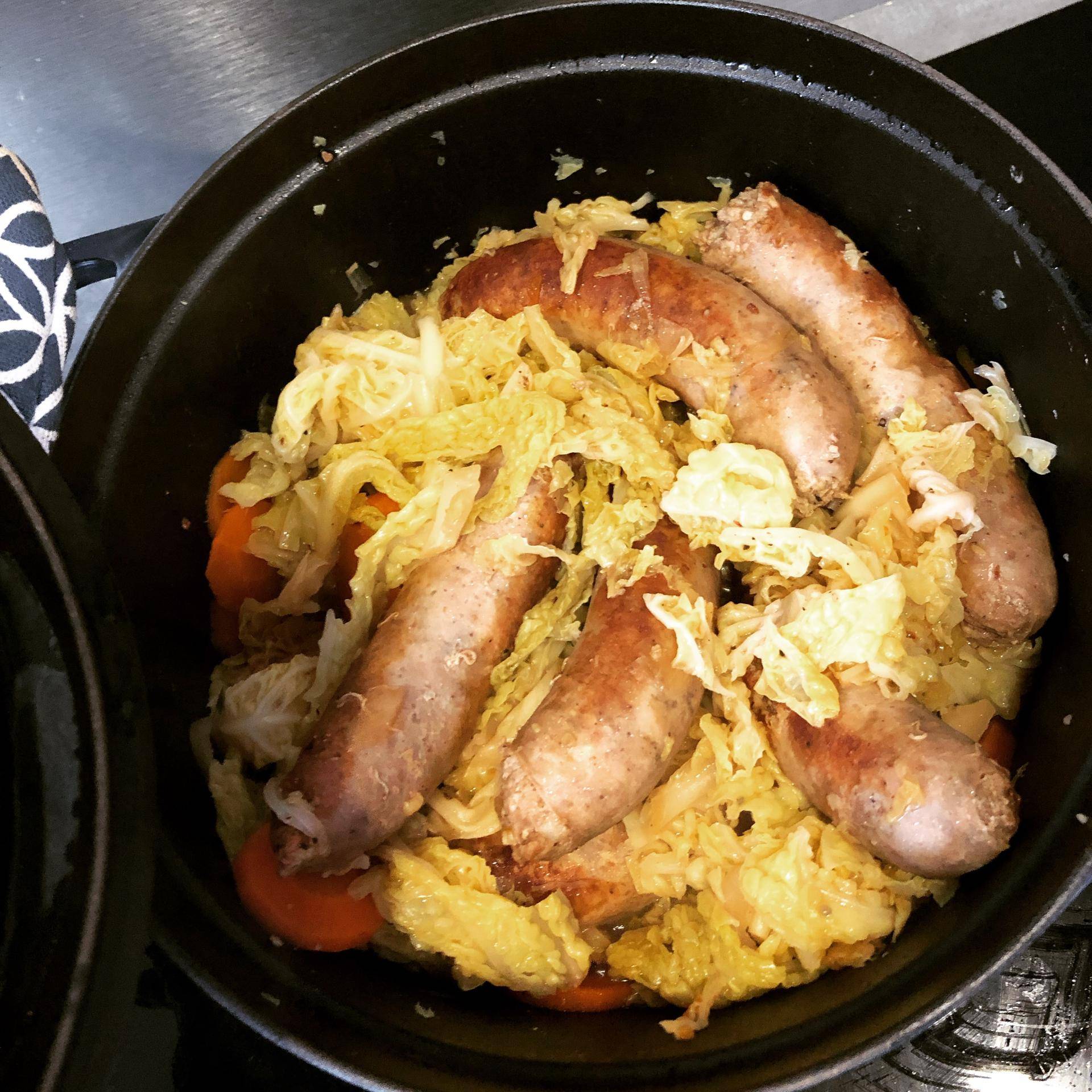 Saucisses aux choux - Recette Companion | Moulinex