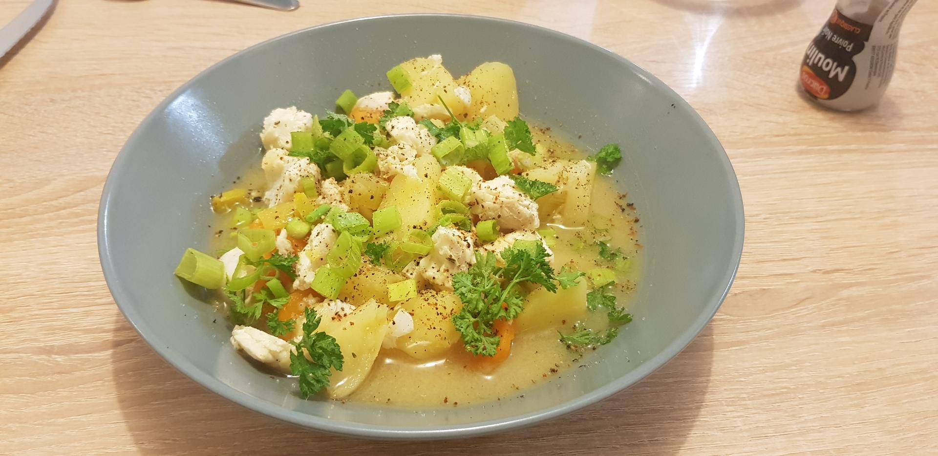 Bouillon de cabillaud aux légumes - Recepten Cookeo | Moulinex