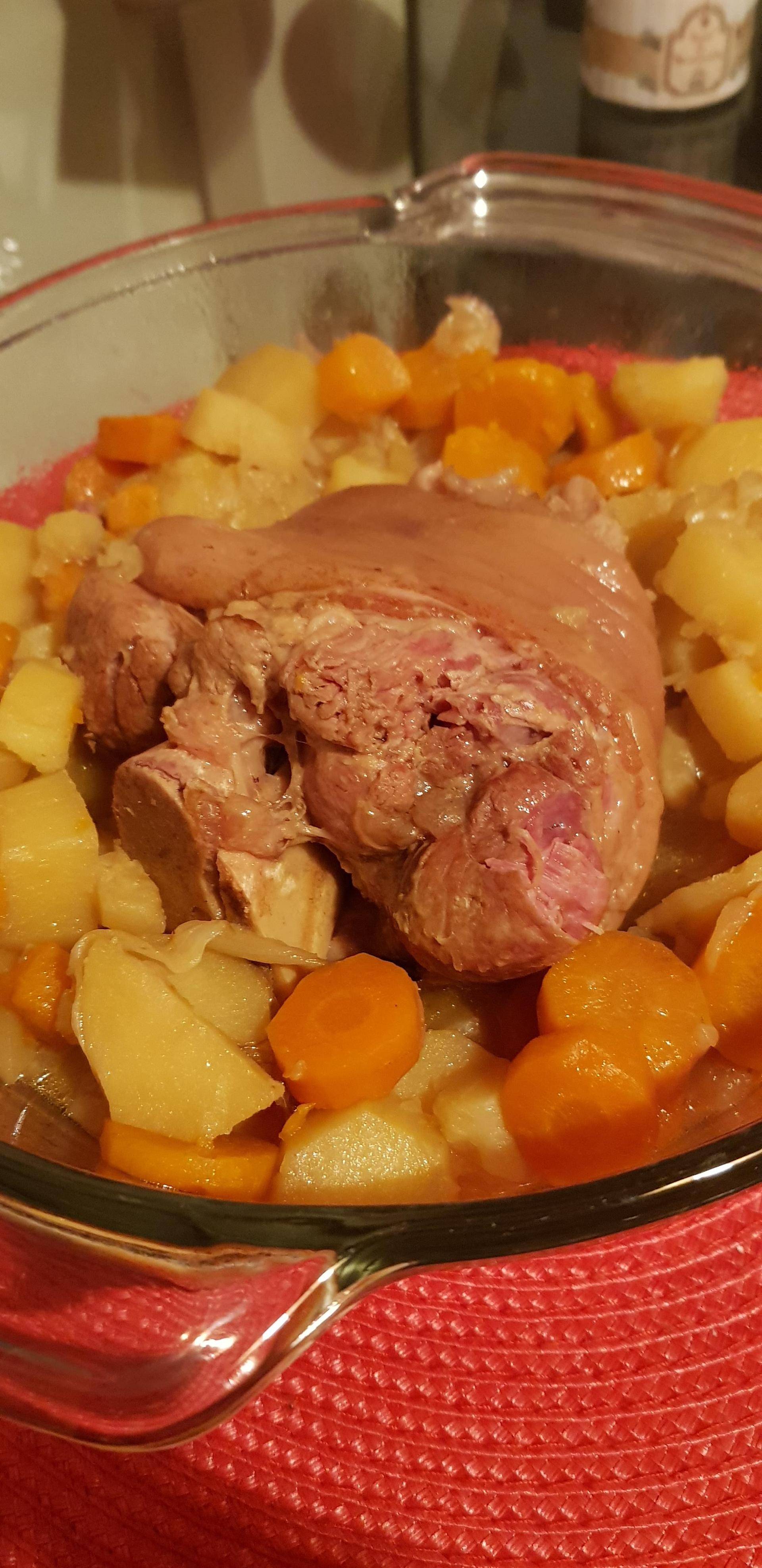 Jarret pommes de terre carottes - Recepten Cookeo | Moulinex