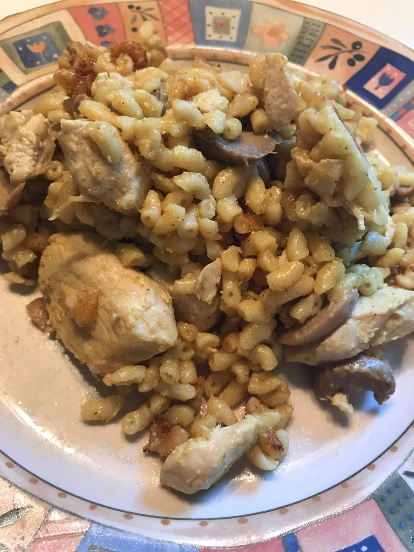 Pâtes au poulet et curry - Recepten Cookeo | Moulinex