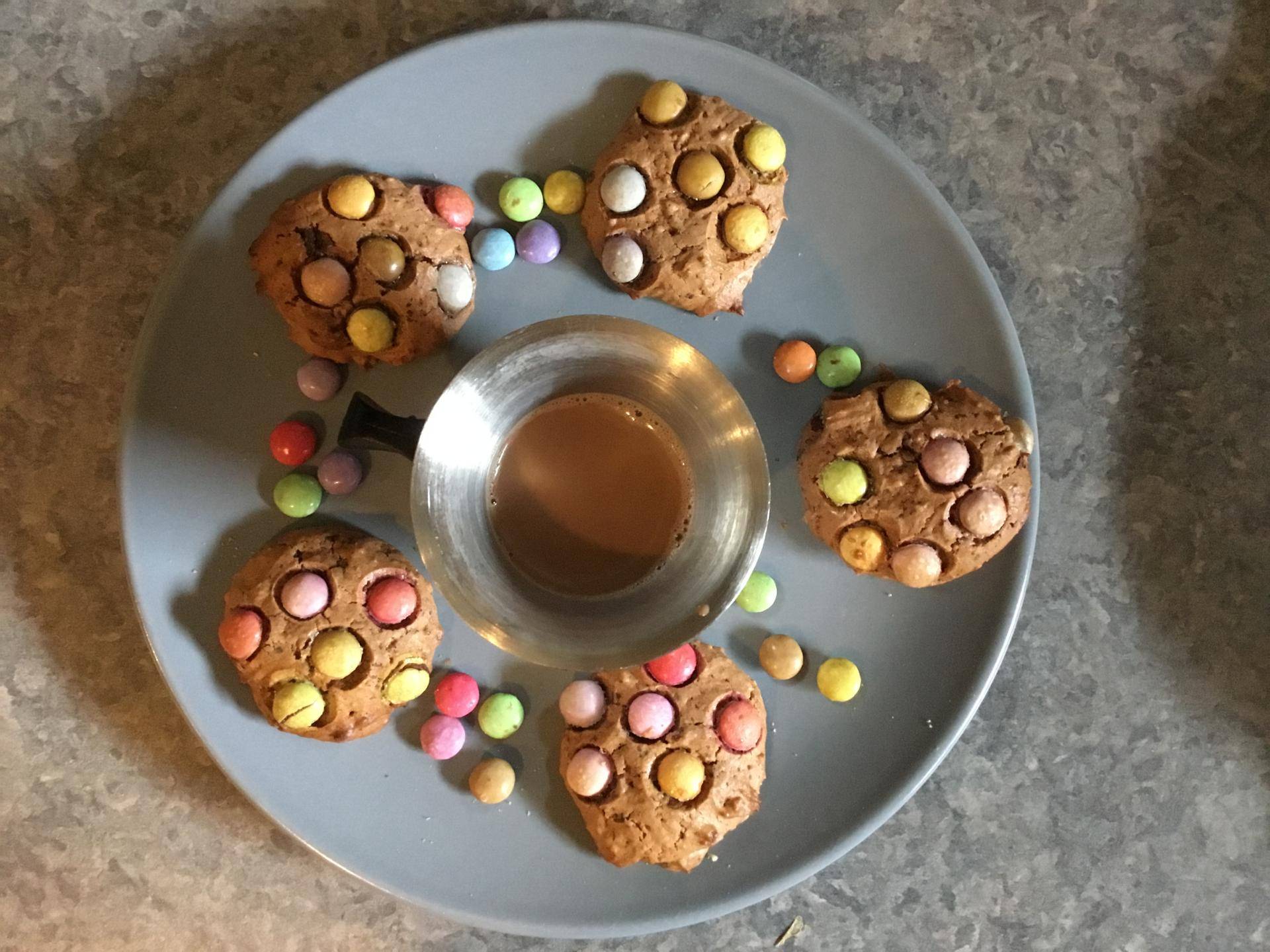 Mini Cookies beurre de cacahouète Smarties - Recepten Companion Connect XL | Moulinex