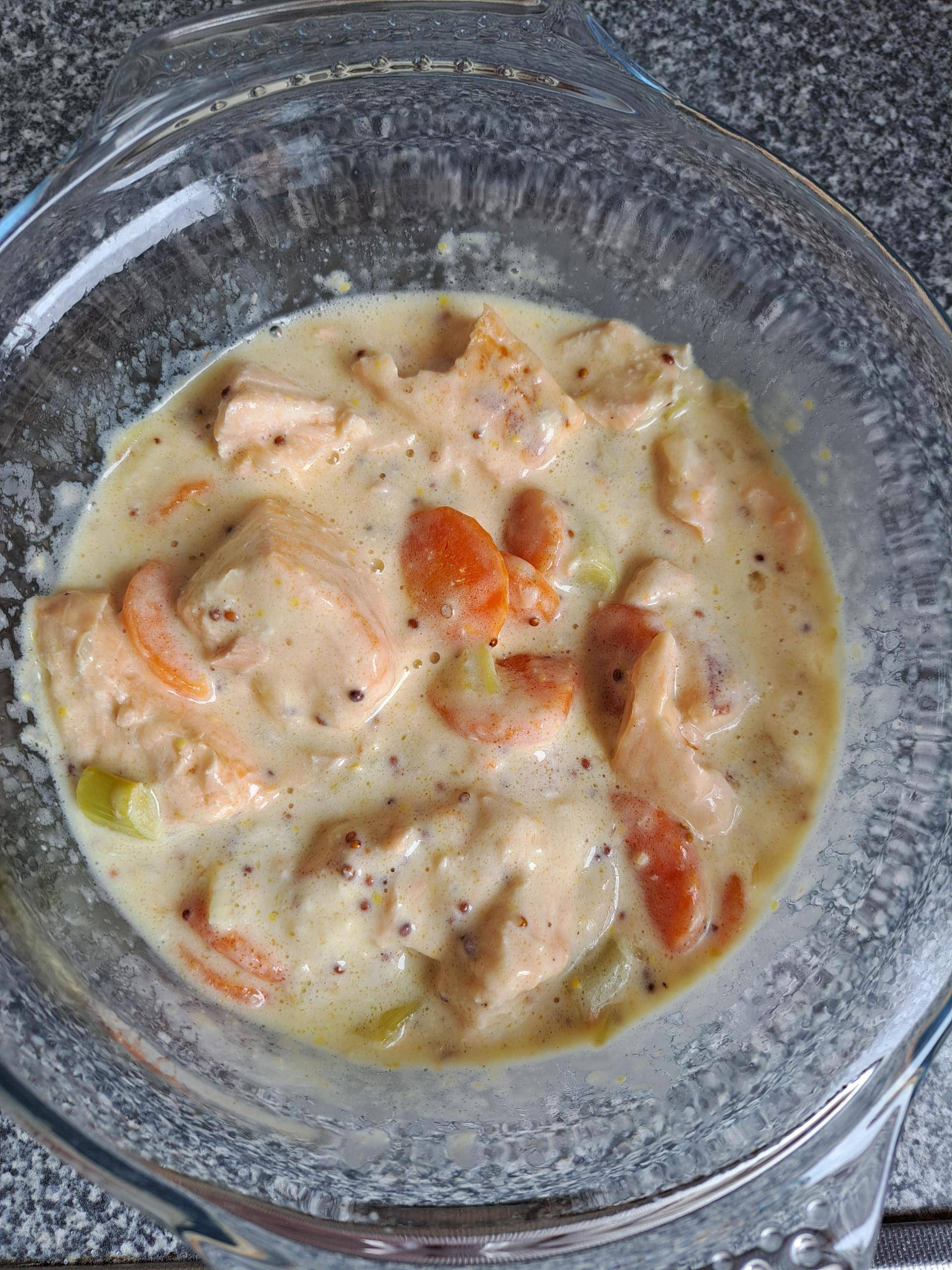 Blanquette de saumon - Recette Companion Connect XL | Moulinex