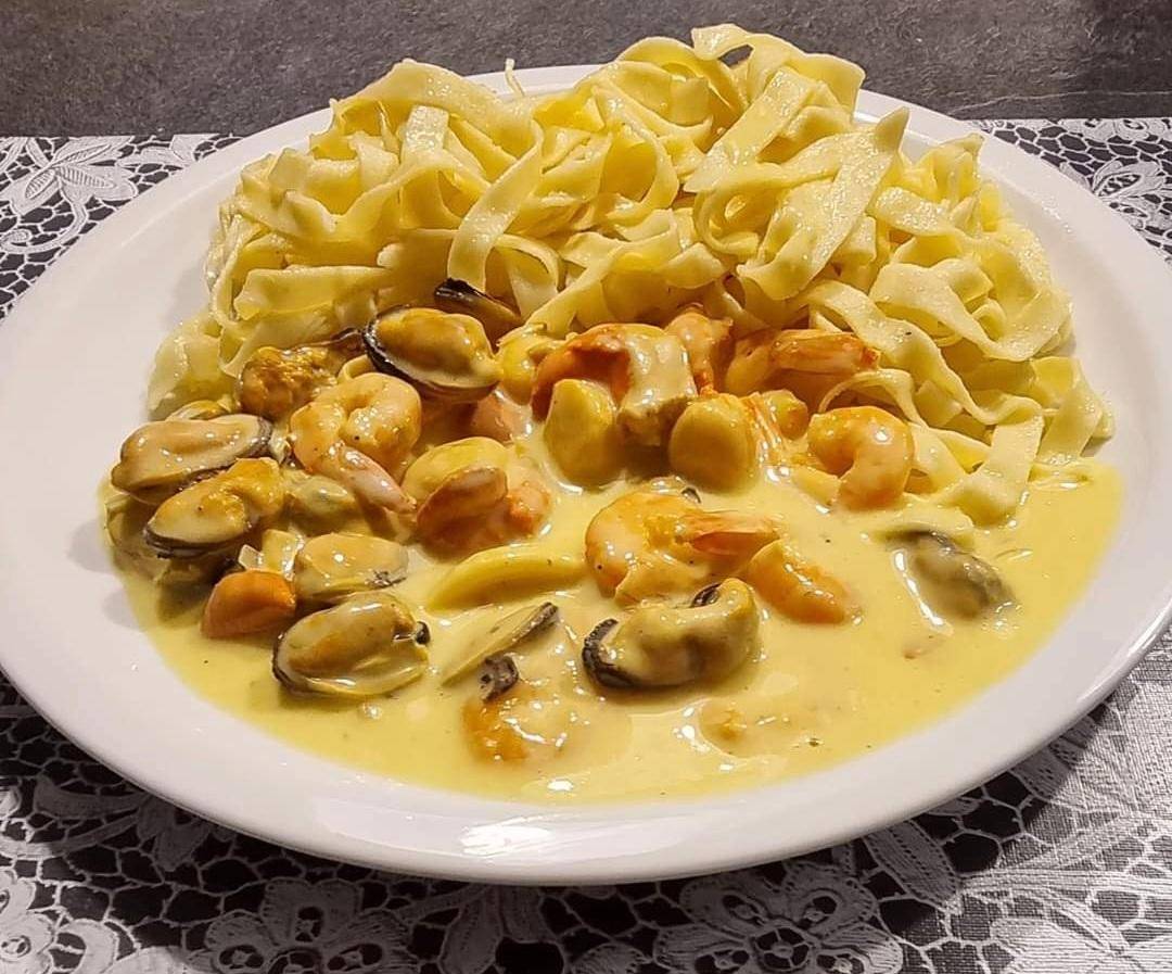 Fruits de mer sauce à la crème et au safran - Recette Cookeo | Moulinex