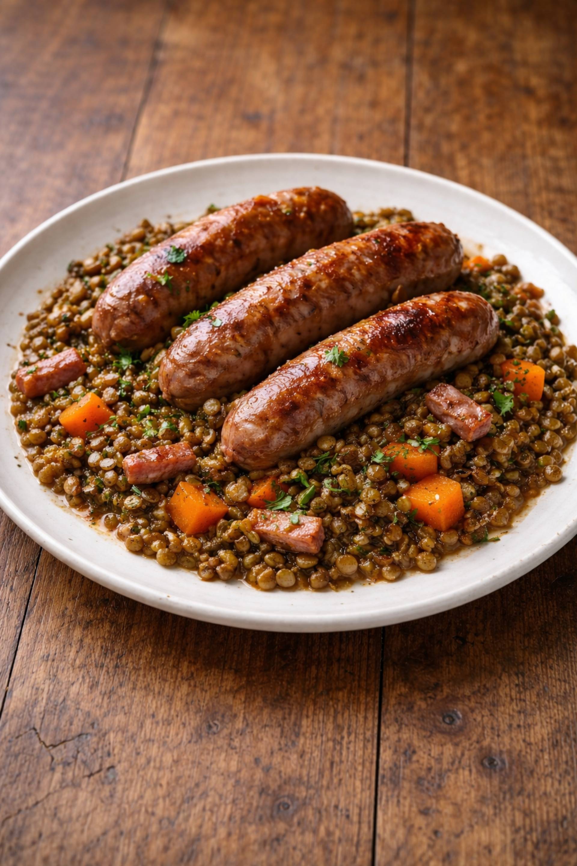 Saucisses lentilles de WIB - Recette Cookeo 9in1 | Moulinex