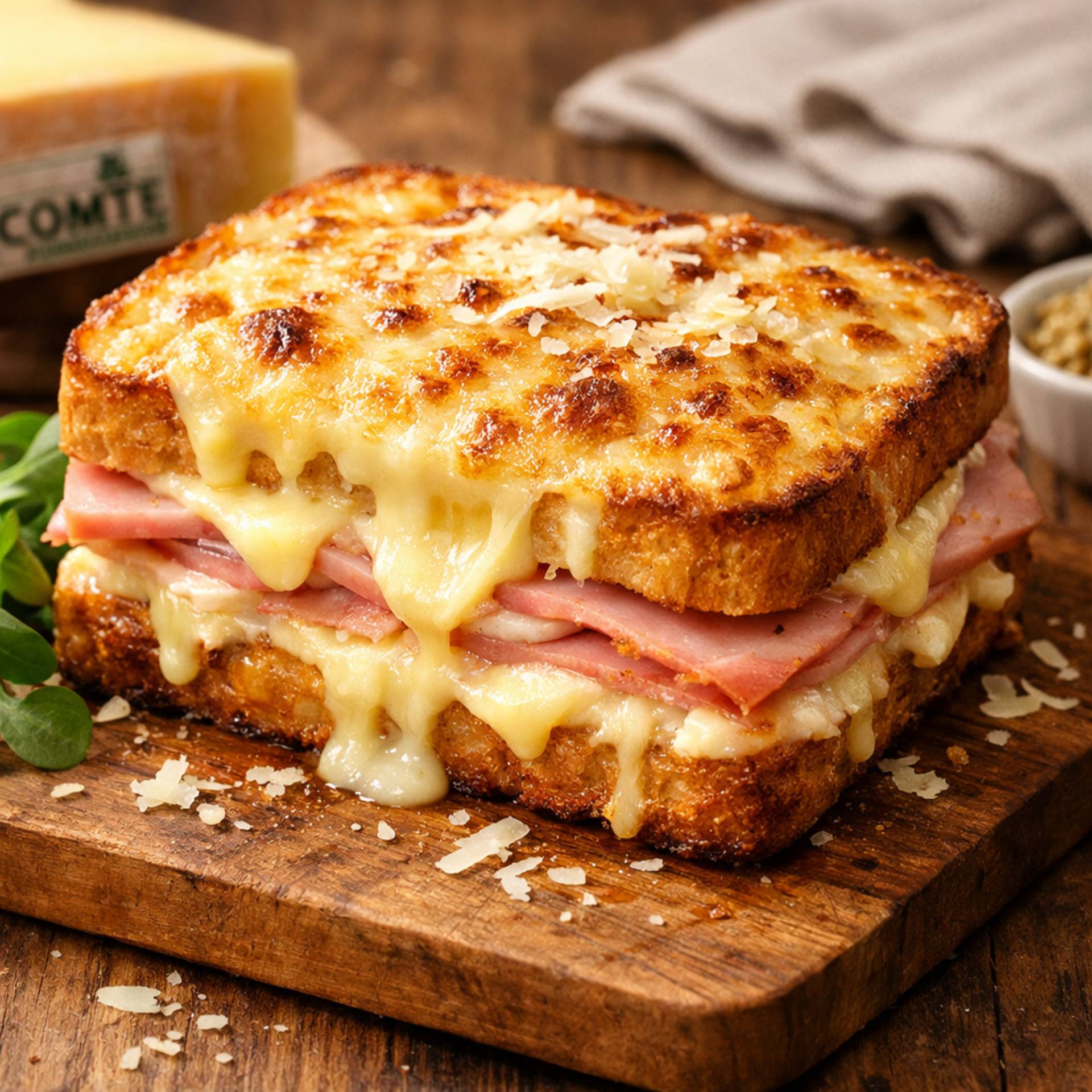 Le majestueux croque monsieur - Recette Cookeo Infinity Autostir | Moulinex