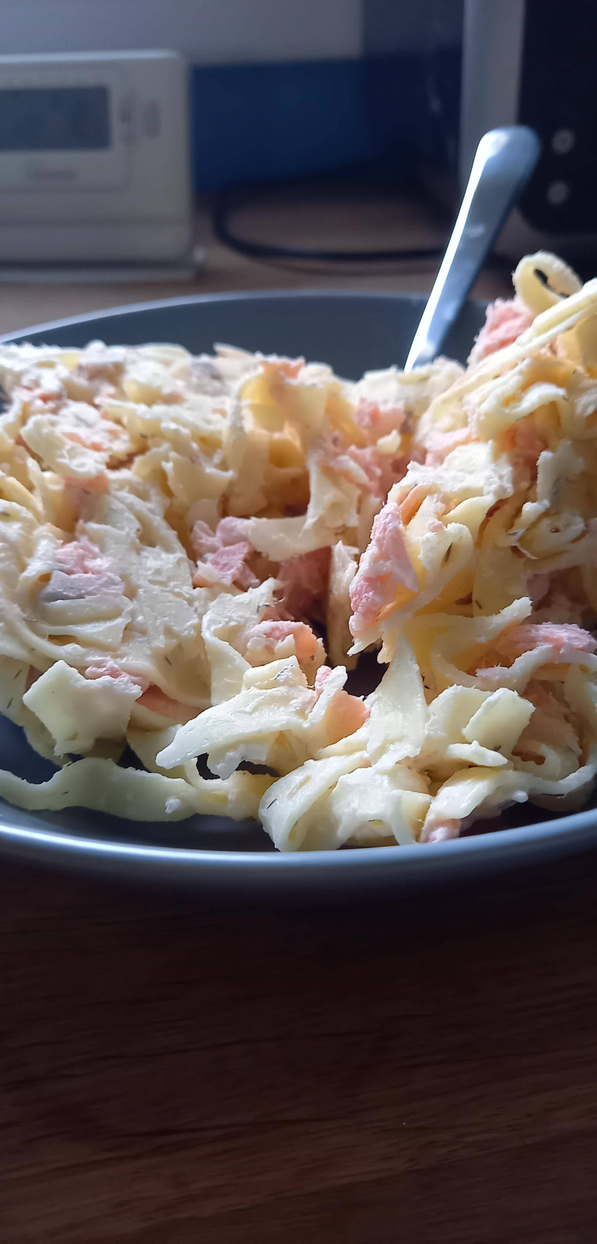 Tagliatelles aux deux saumons - Recette Companion Connect XL | Moulinex