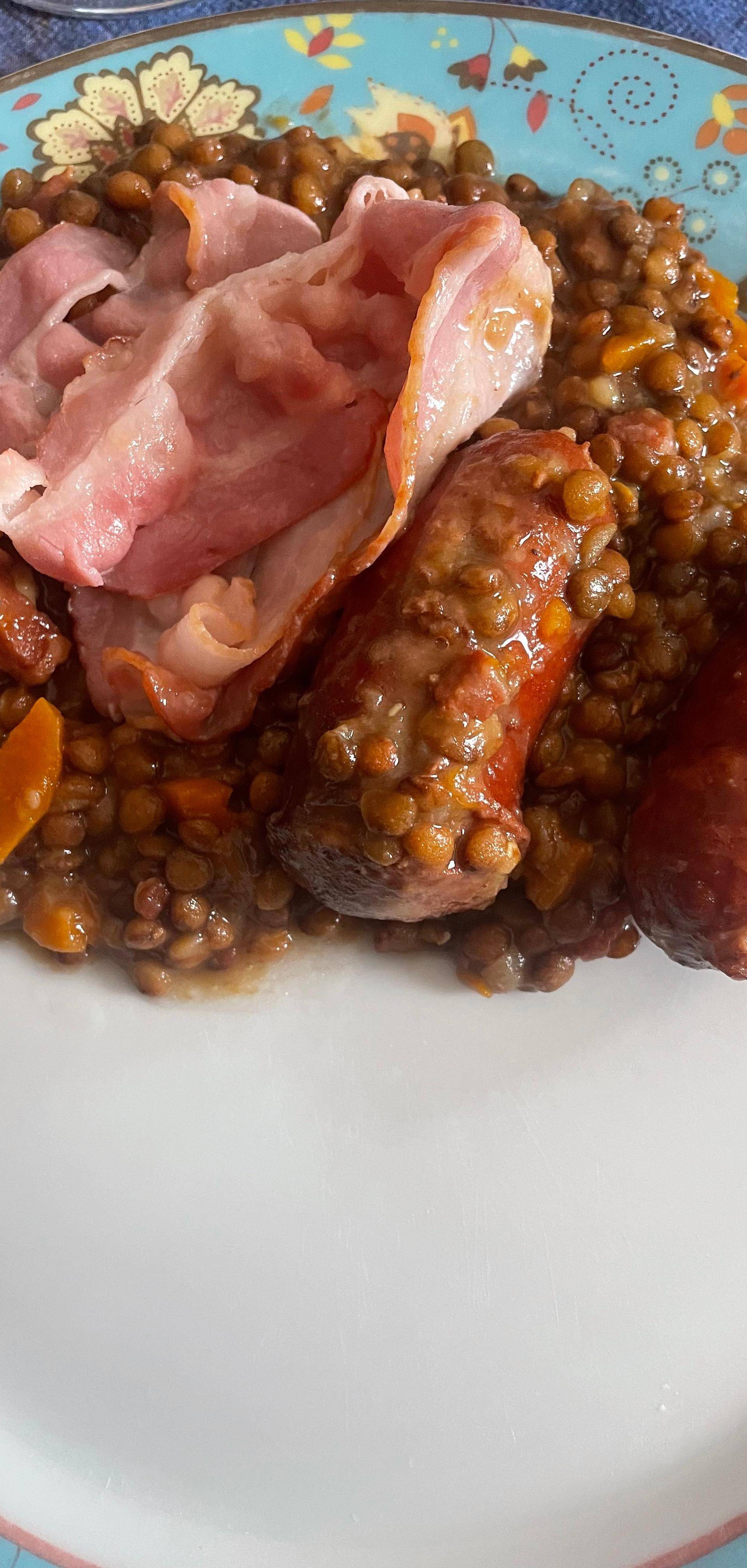 Saucisses lentilles - Recette Cookeo | Moulinex