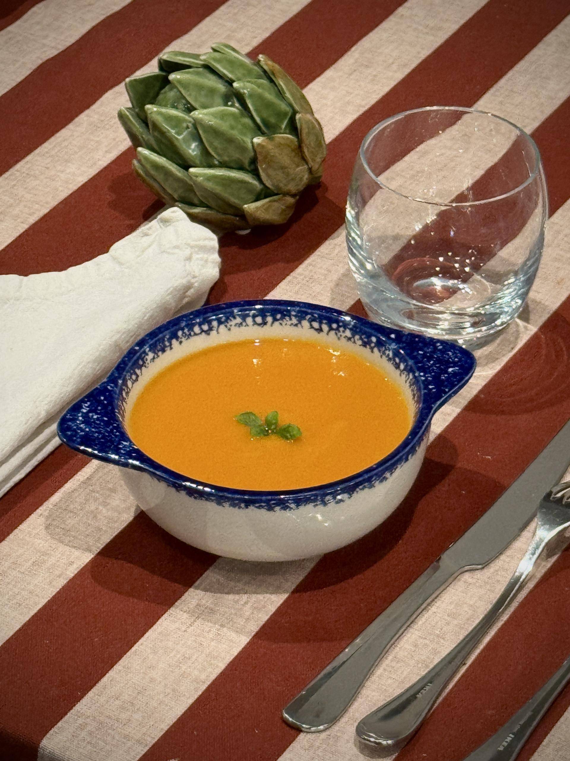 Soupe patate douce poivron rouge - Recette Cookeo V3 | Moulinex