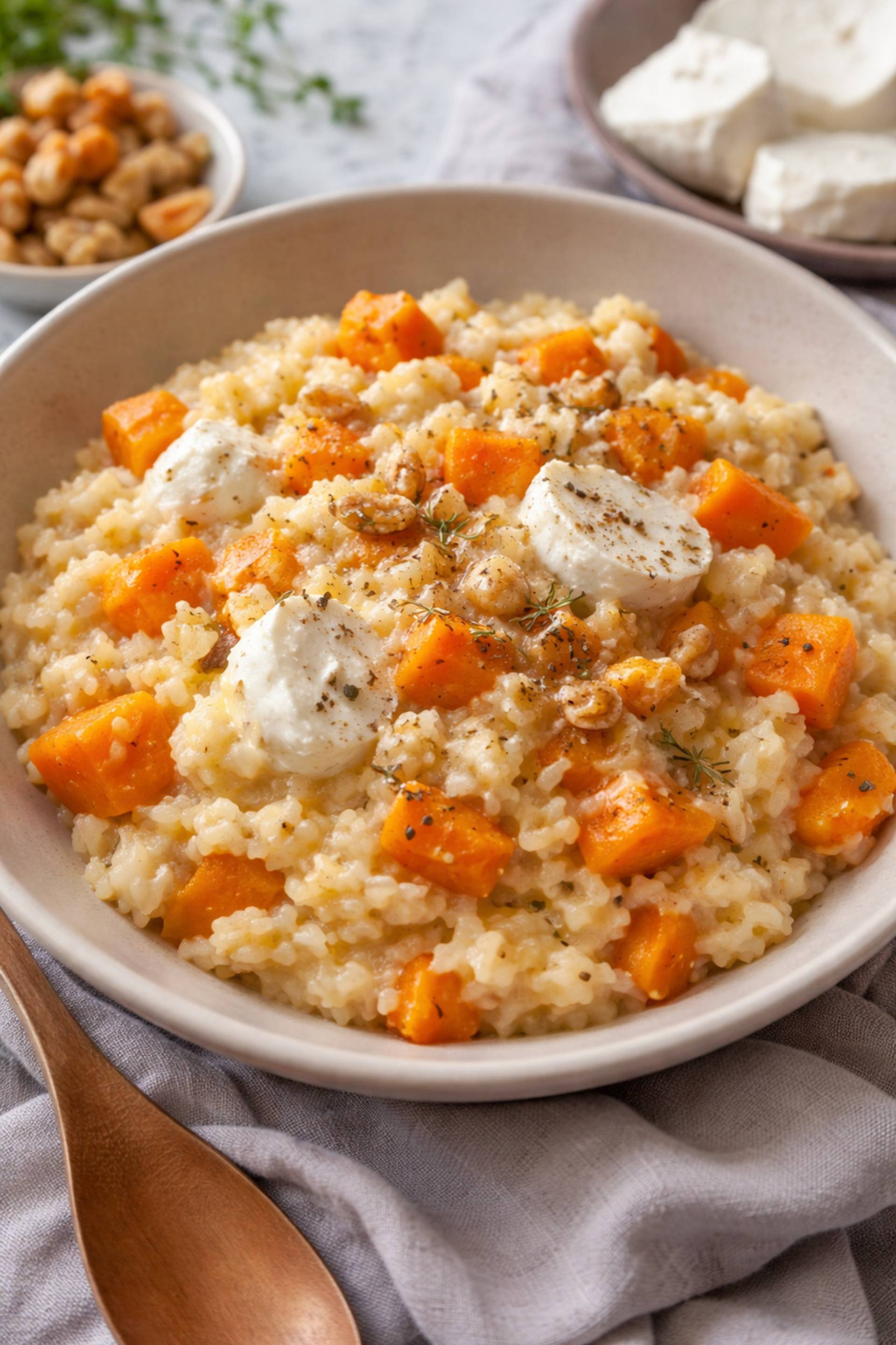 Risotto patate douce et chèvre - Recette Cookeo | Moulinex
