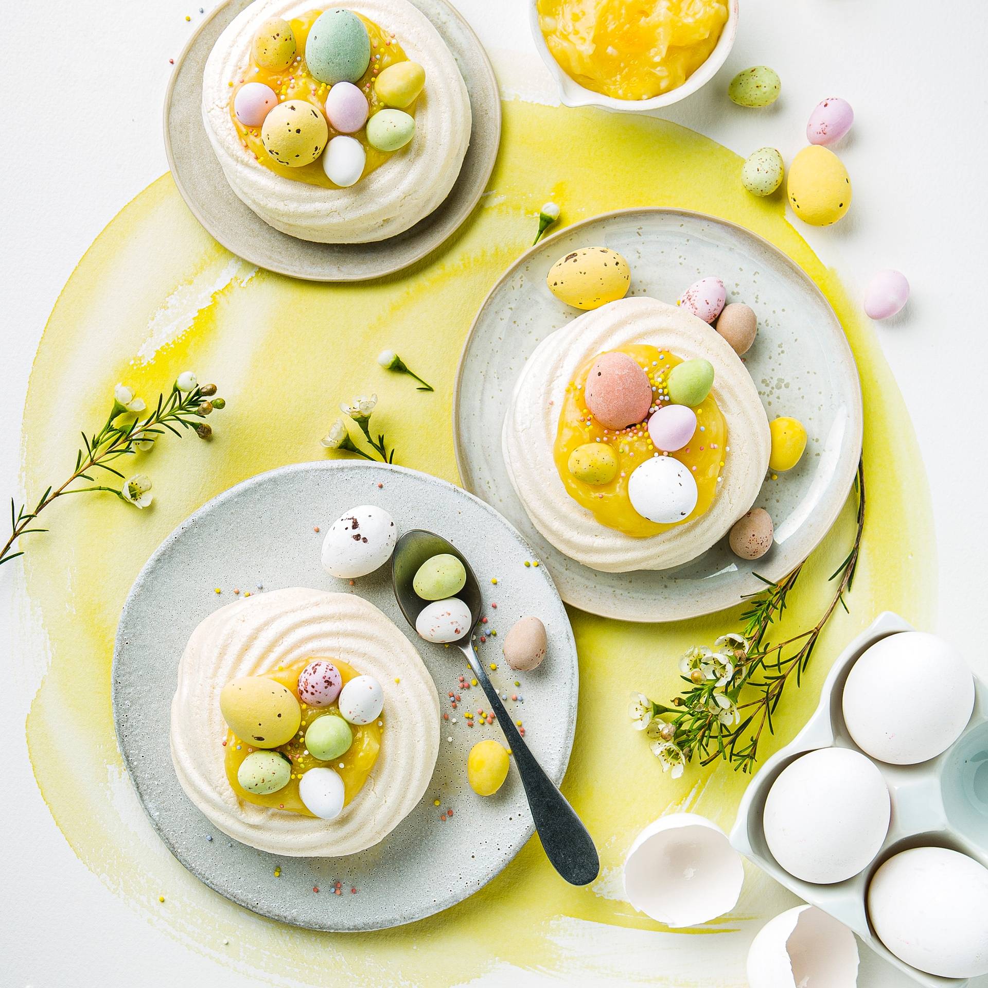 Meringue-nestjes voor Pasen - Recepten Companion | Moulinex