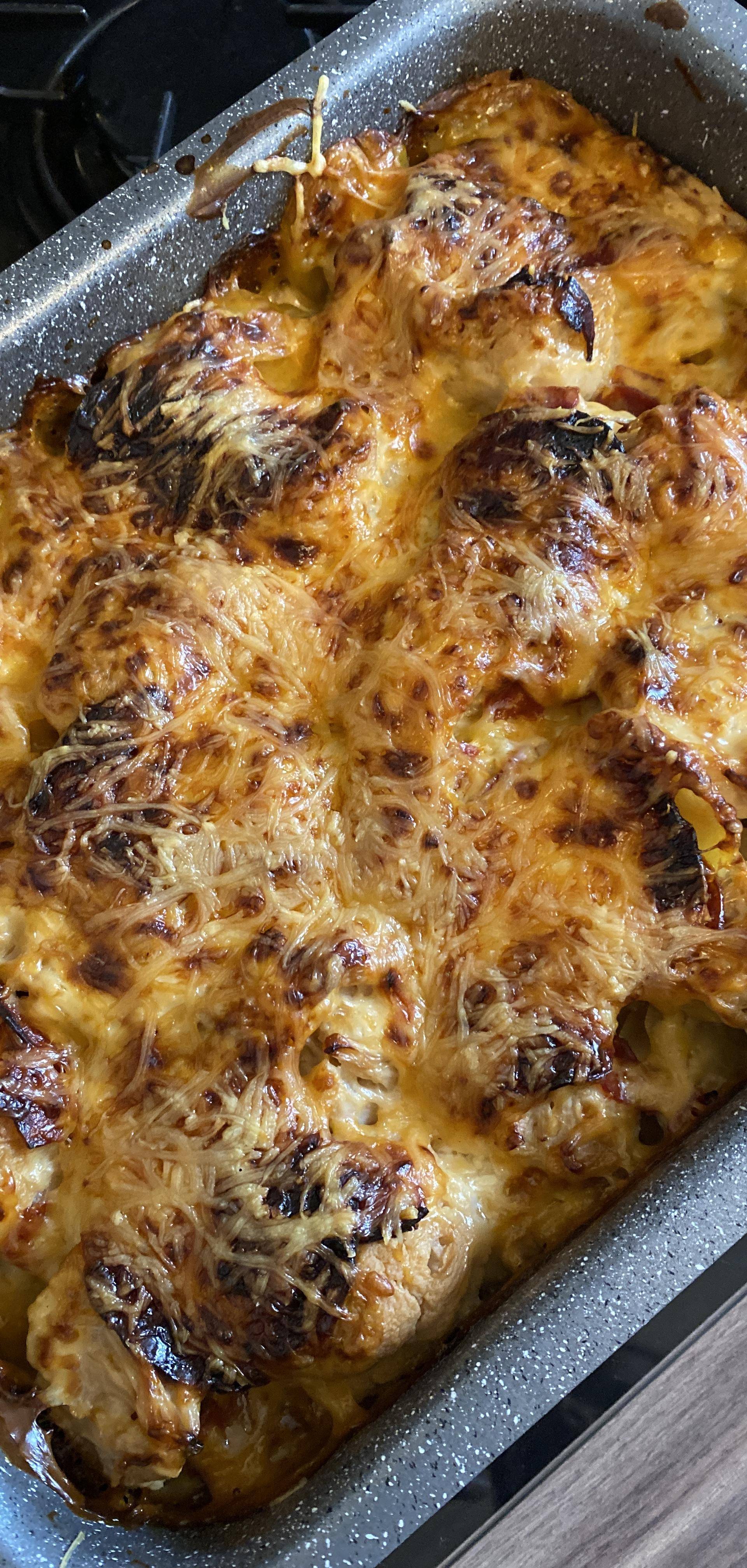 Gratin de chou fleur et chorizo - Recette Cookeo | Moulinex