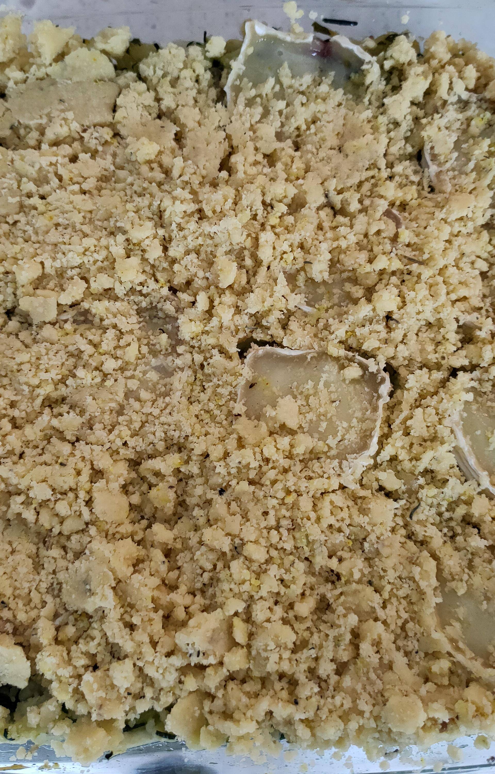 Crumble courgette chèvre Curry - Recette Companion Connect | Moulinex