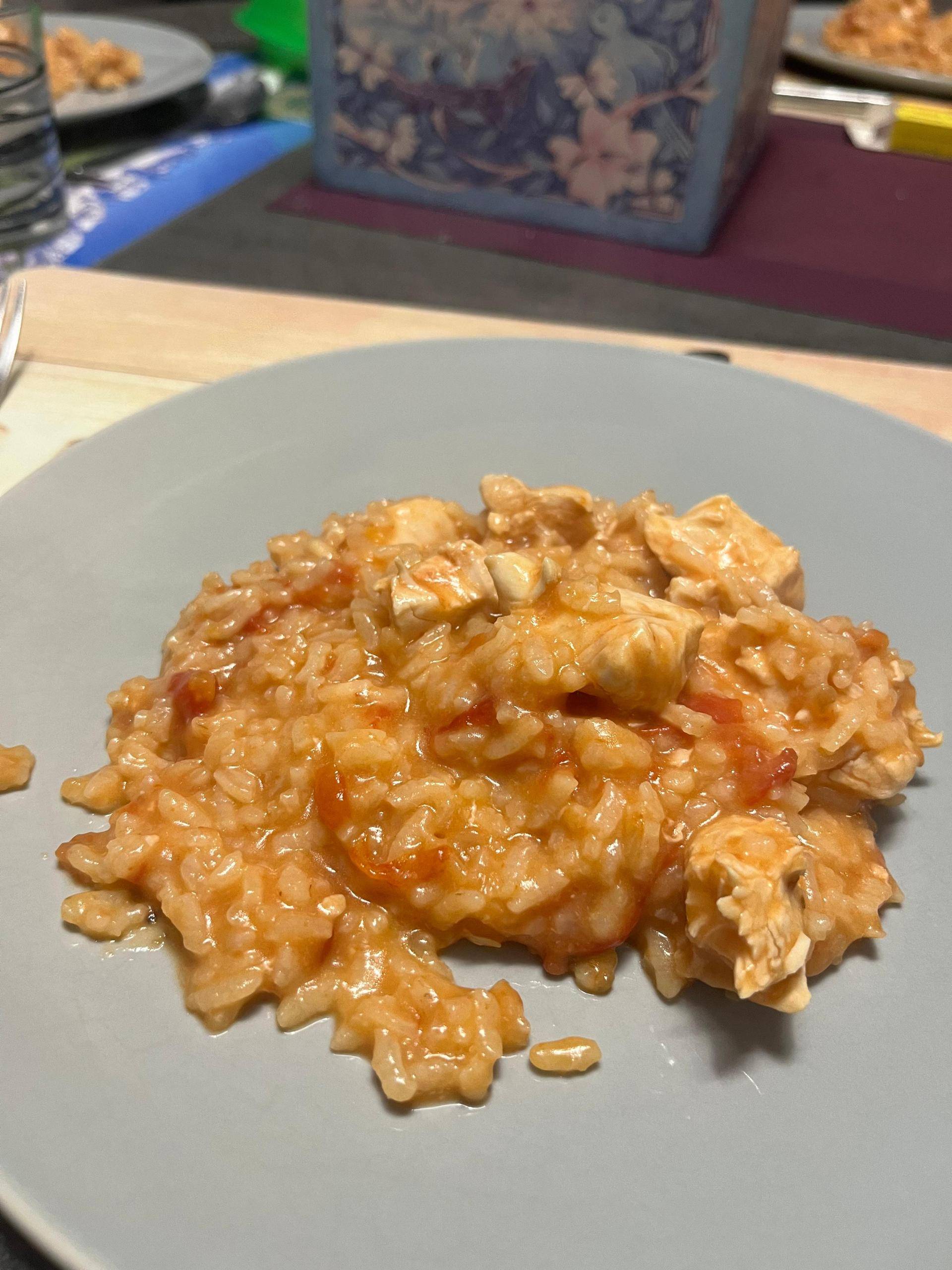 Risotto poulet et tomate - Recepten Cookeo | Moulinex