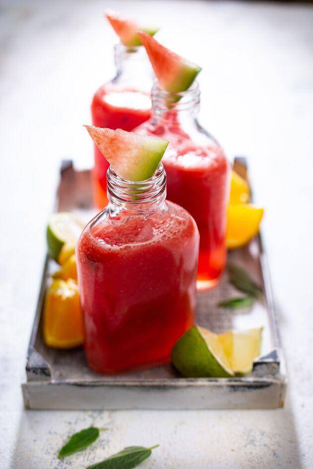 Jus de pastèque, orange, gingembre et curcuma - Recepten Perfectmix + | Moulinex