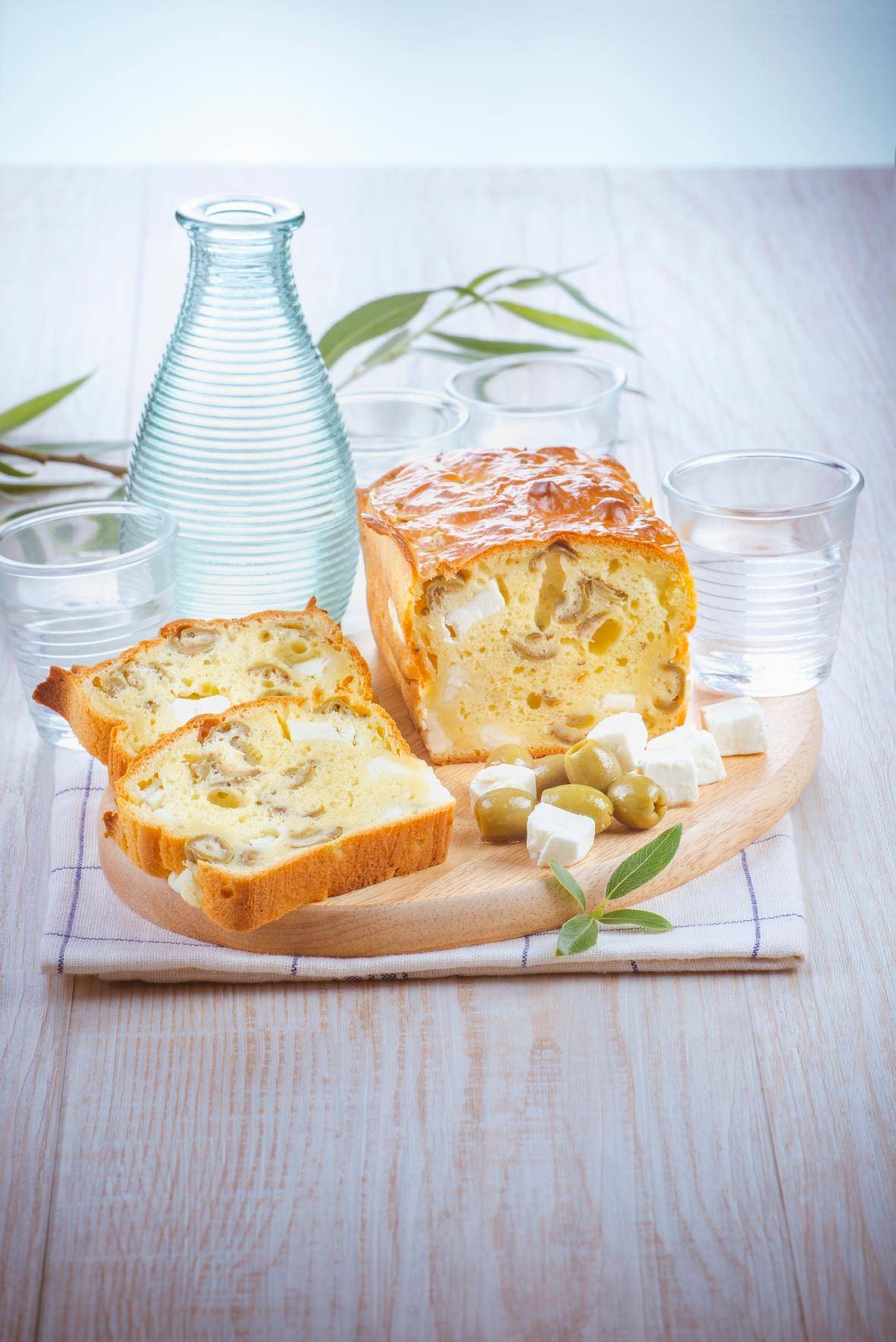 Cake feta et olives - Recette undefined | Moulinex