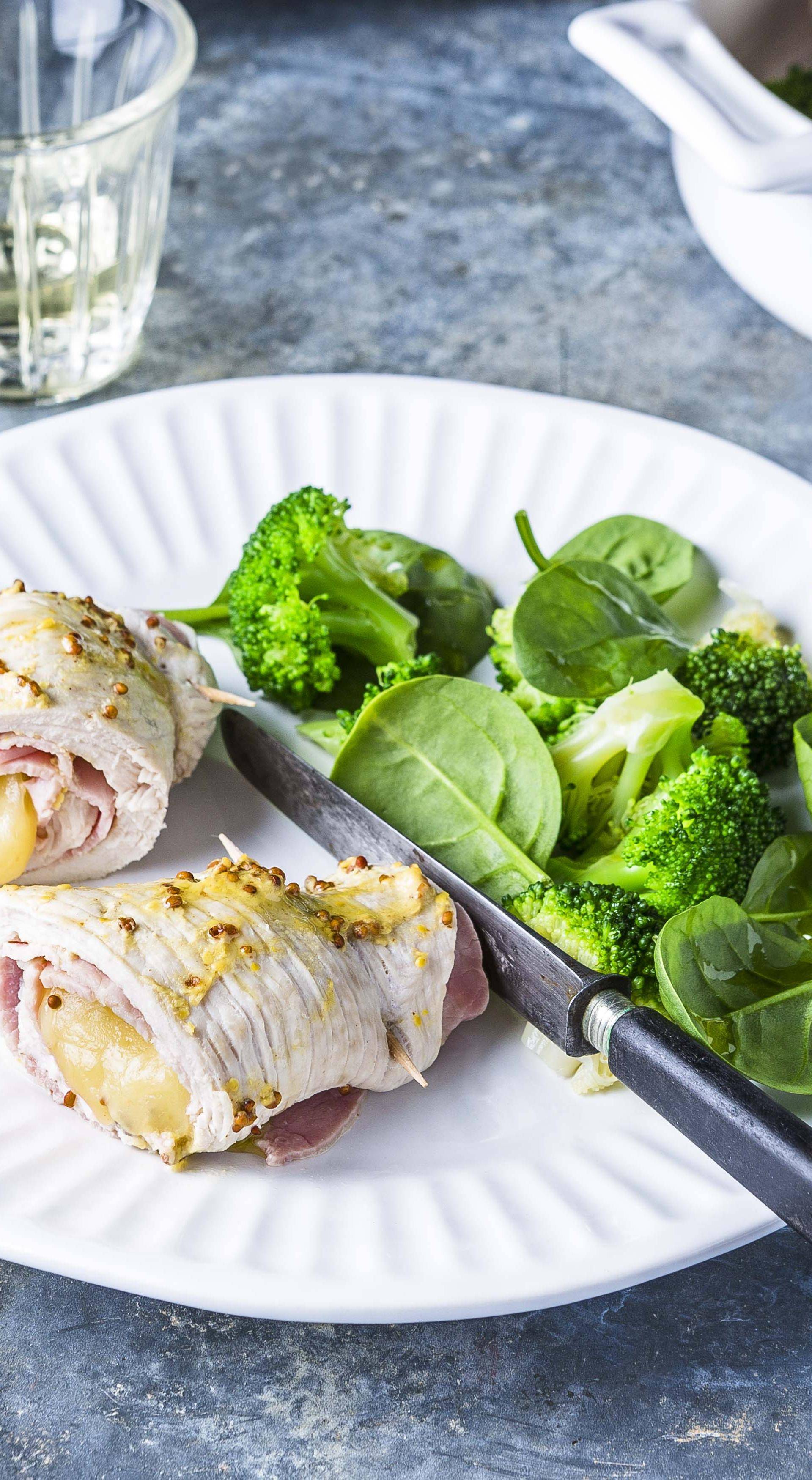 Roulés de dinde façon cordon-bleu - Recette Cuiseur vapeur | Moulinex