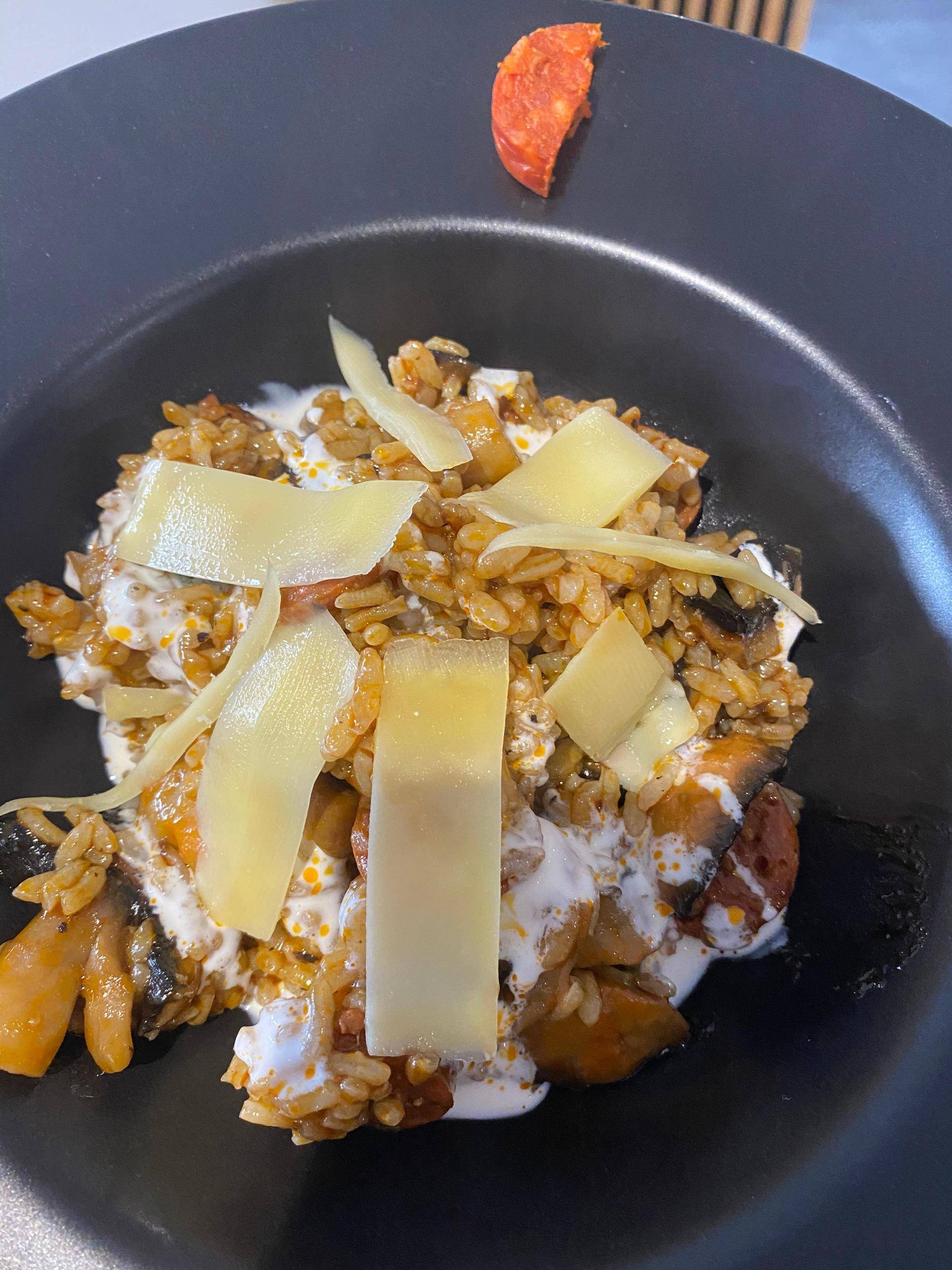 Risotto chorizo champignon - Recepten Cookeo | Moulinex