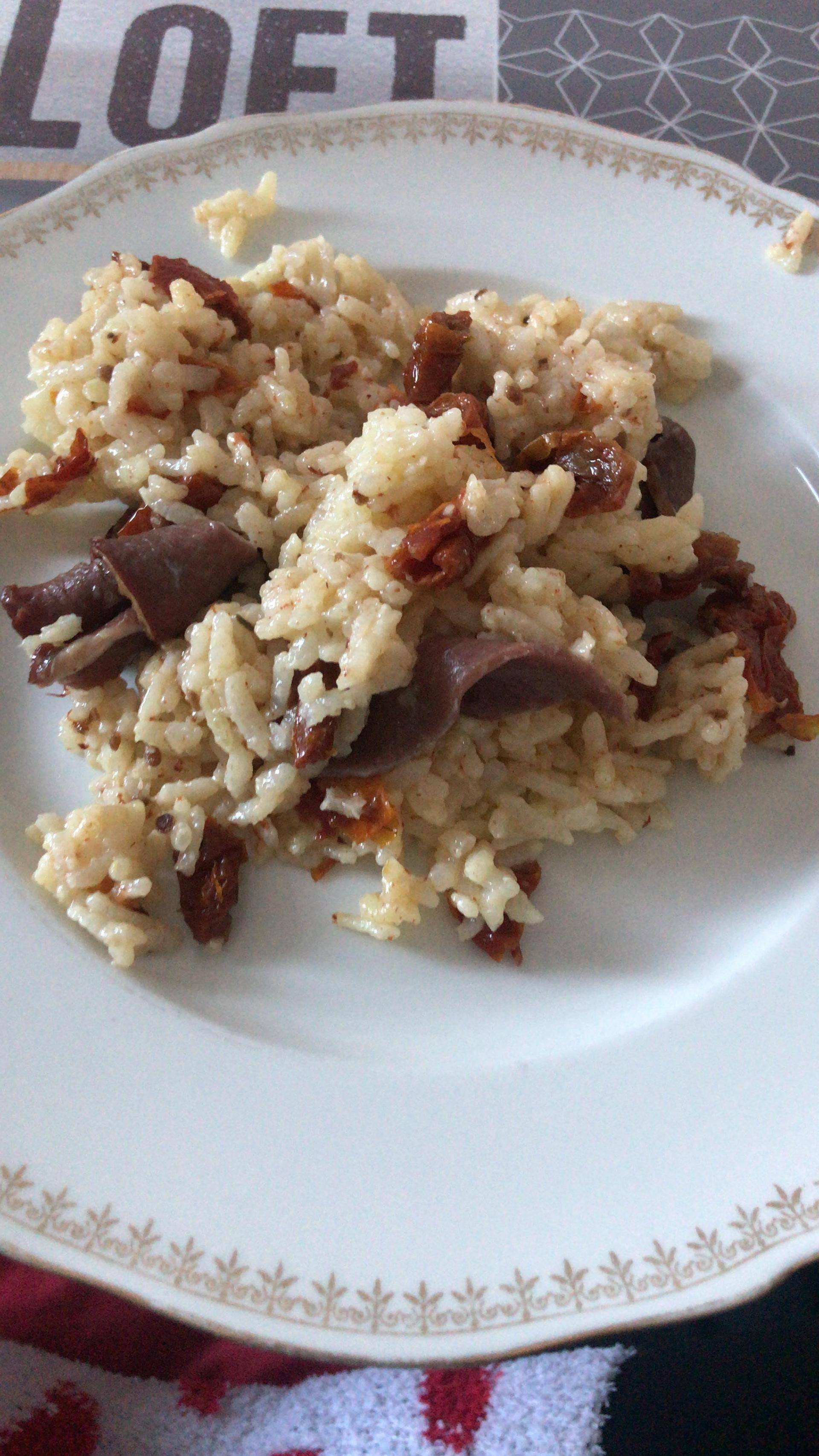 Risotto tomates Séchées et magret de canard fumé - Recepten Cookeo V3 | Moulinex