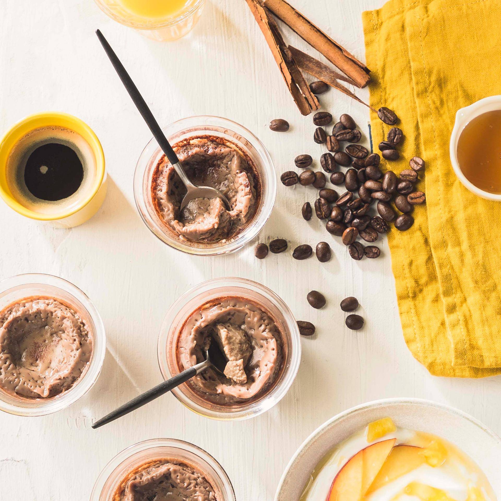Flans Espresso - Recette Easy fry Silence XL / Essential XL | Moulinex