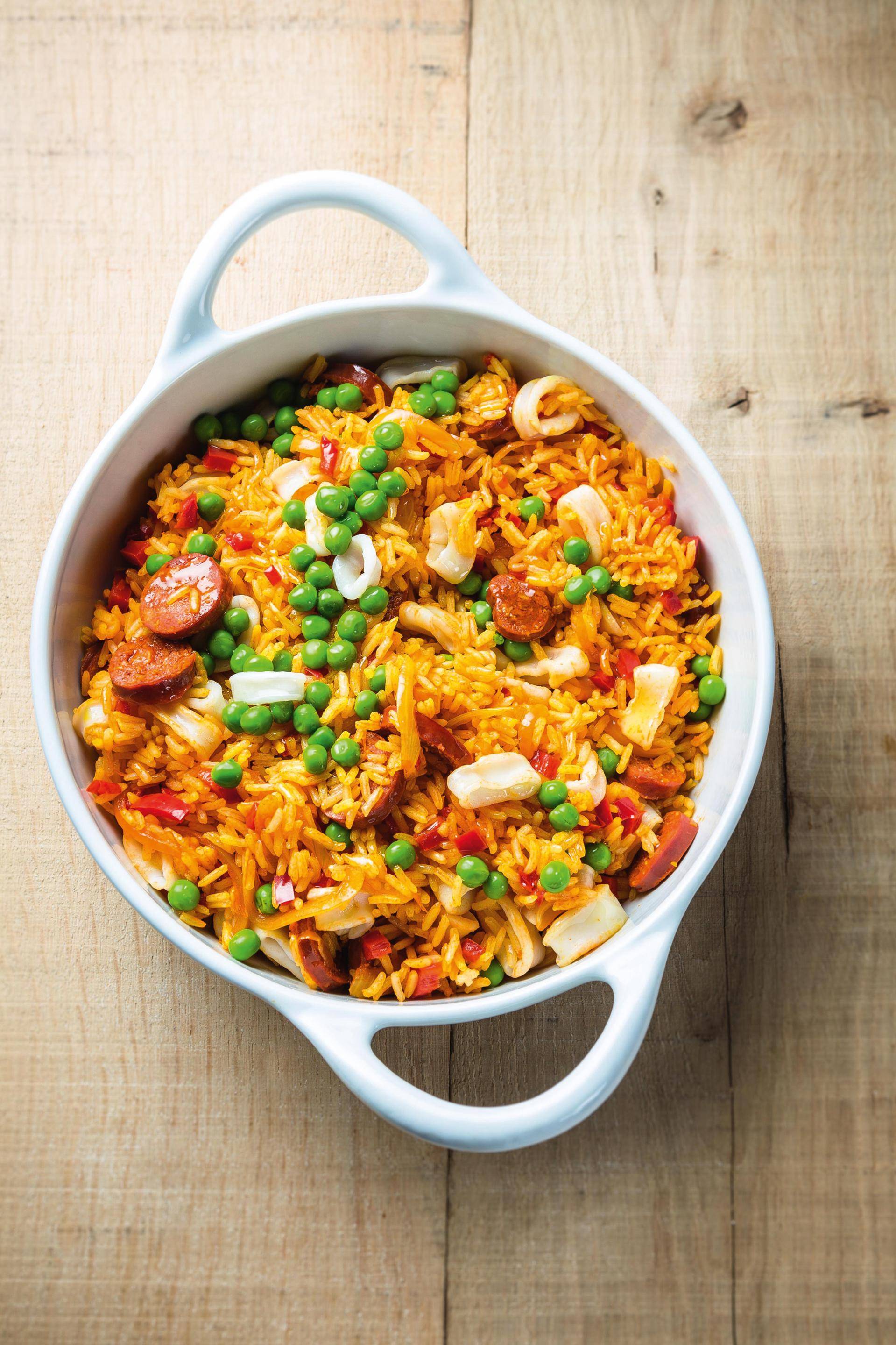 Riz à l'espagnole - Recepten Cuiseur vapeur | Moulinex