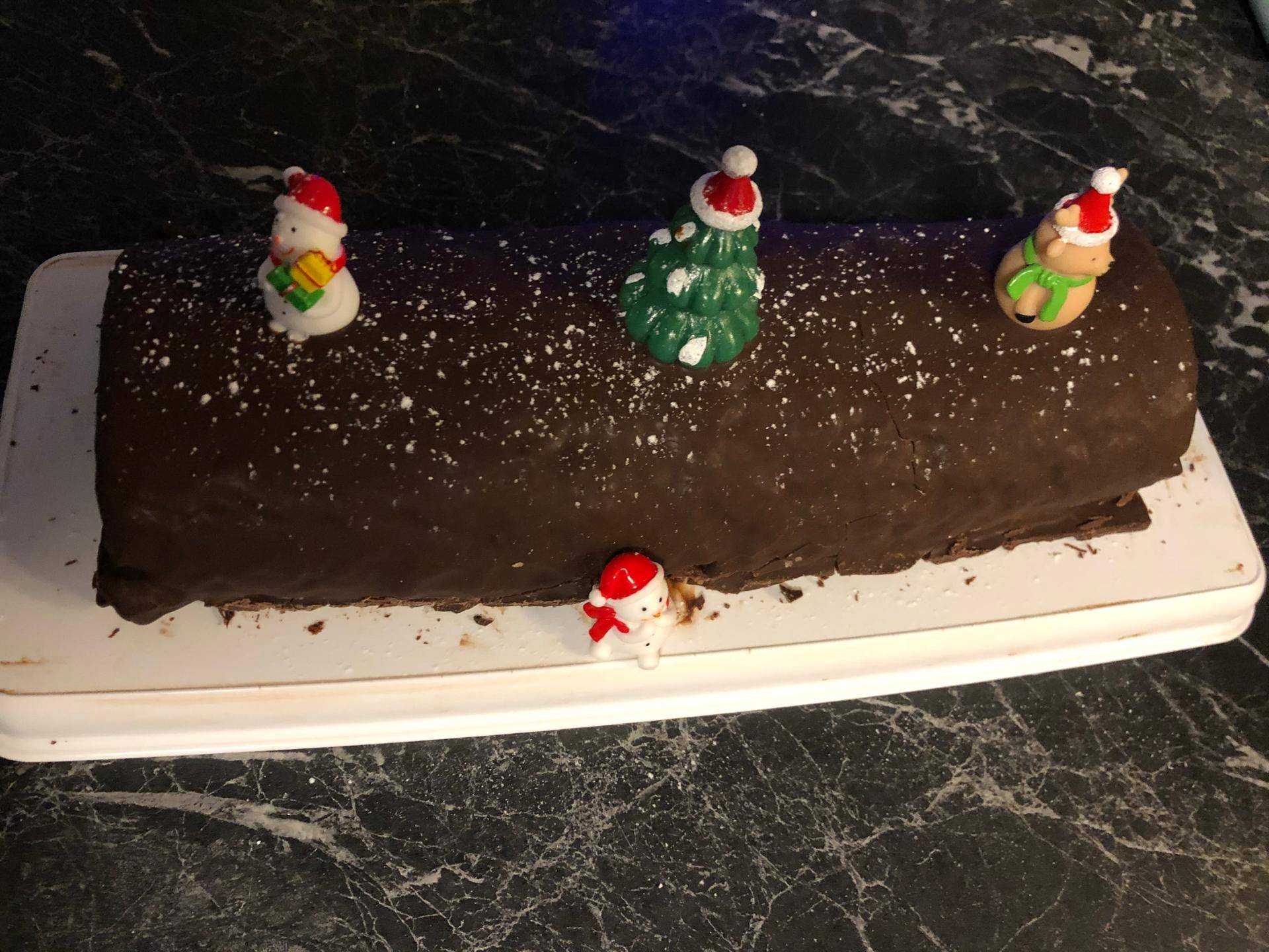 Bûche de noël sans œufs - Recette Companion Connect XL | Moulinex