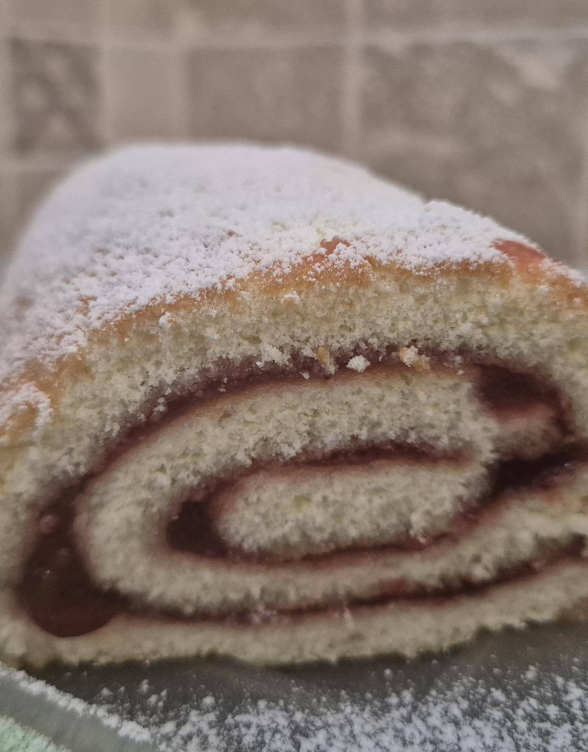 Gâteau Roulé à la confiture ( de fraise ) - Recette Companion Connect XL | Moulinex