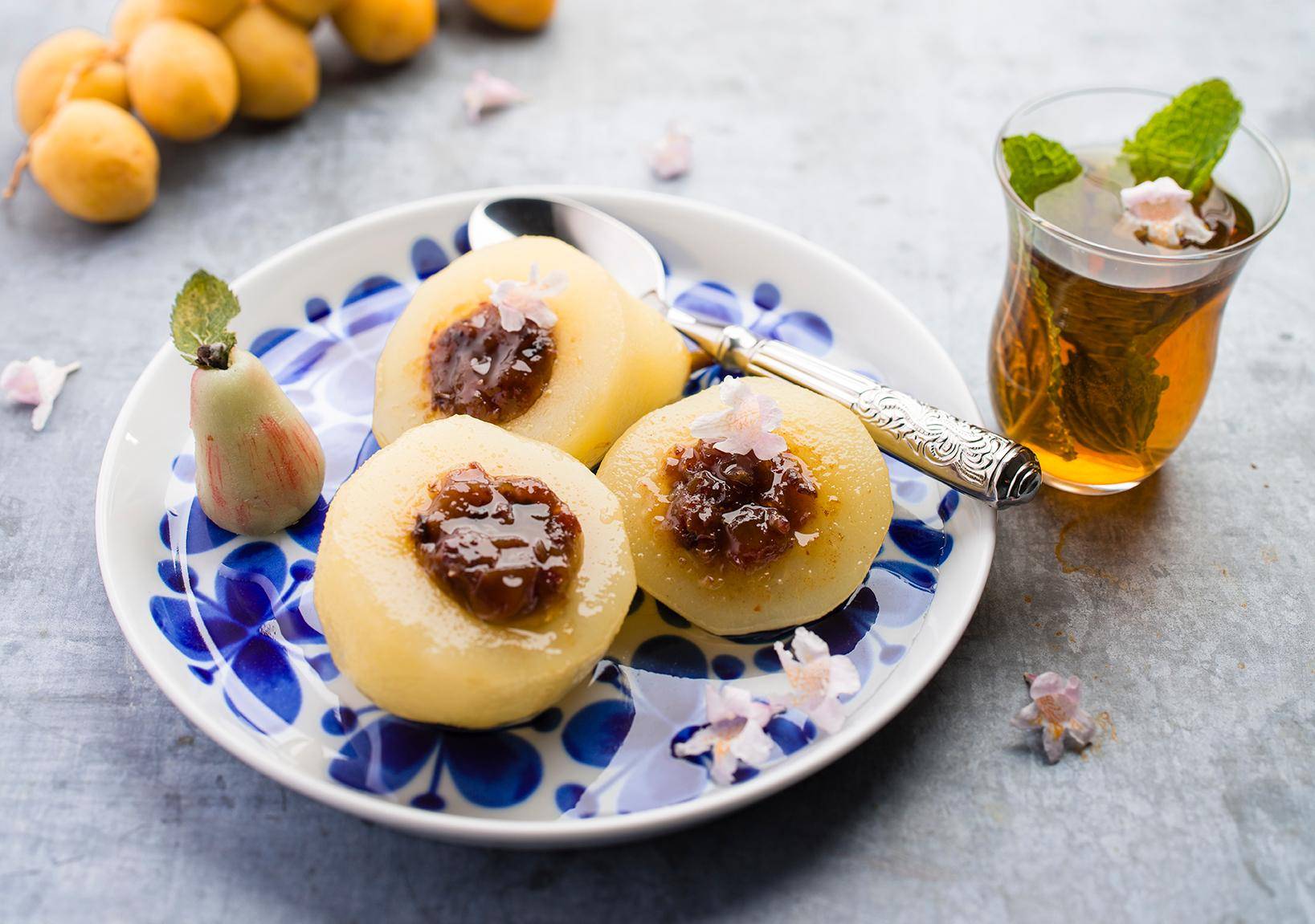Poires farcies aux dattes - Recette Cookeo | Moulinex