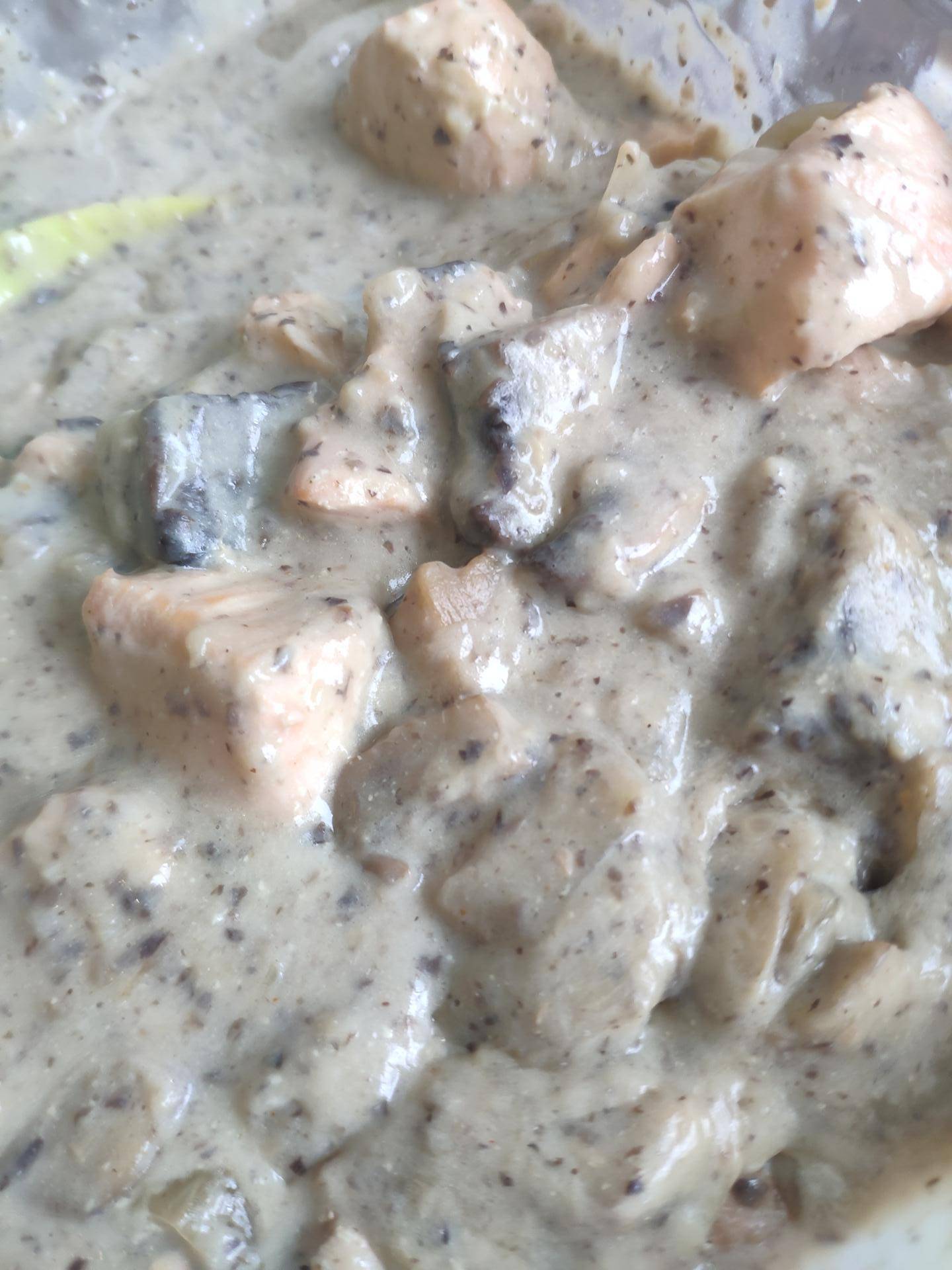 Blanquette saumon champignons - Recette Cookeo | Moulinex