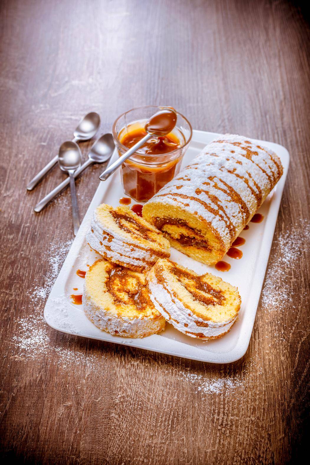 Biscuit roulé à la confiture de lait - Recepten Companion Connect | Moulinex