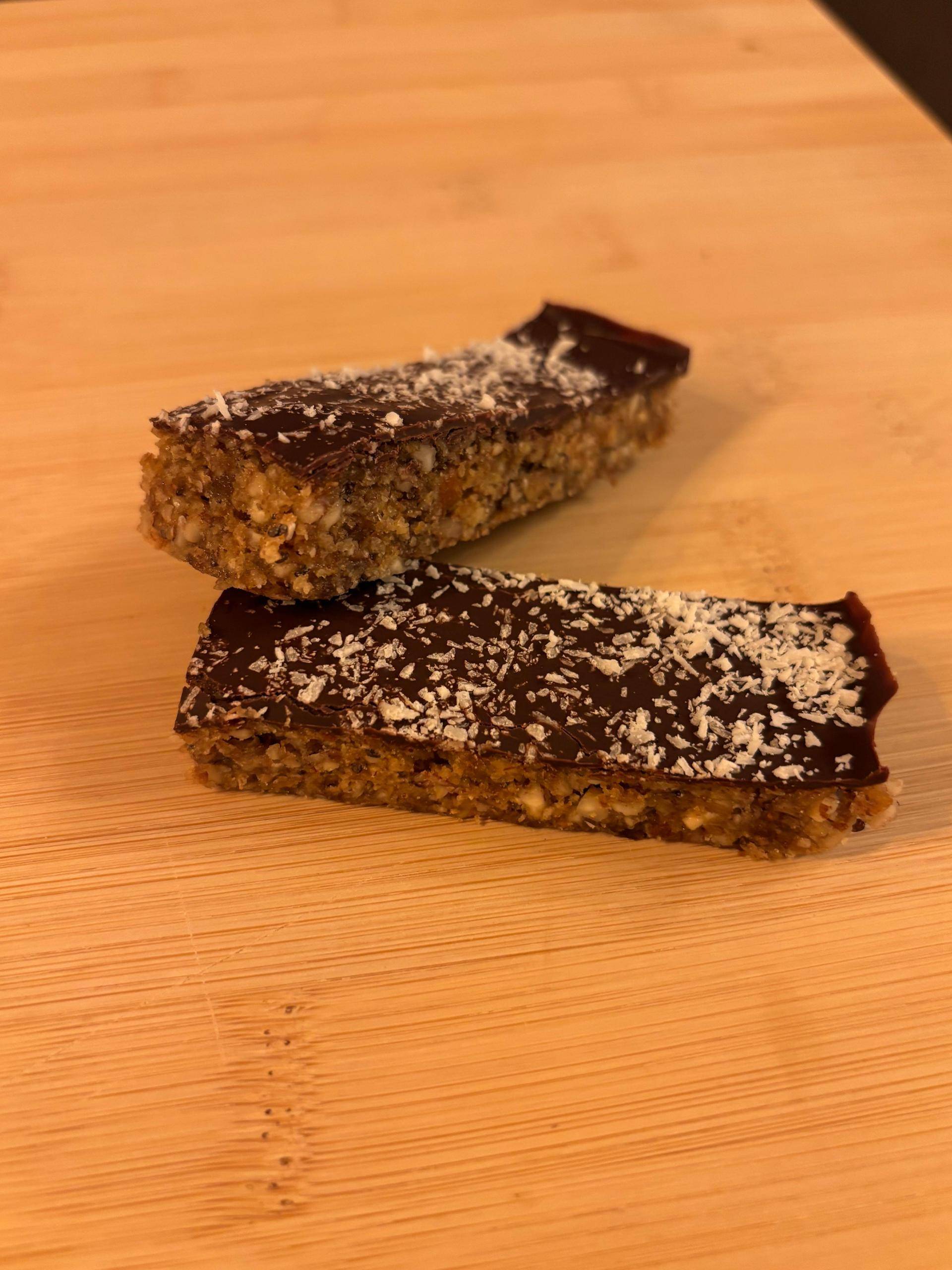 Barres de céréales noix et chocolat - Recette Companion Connect XL | Moulinex