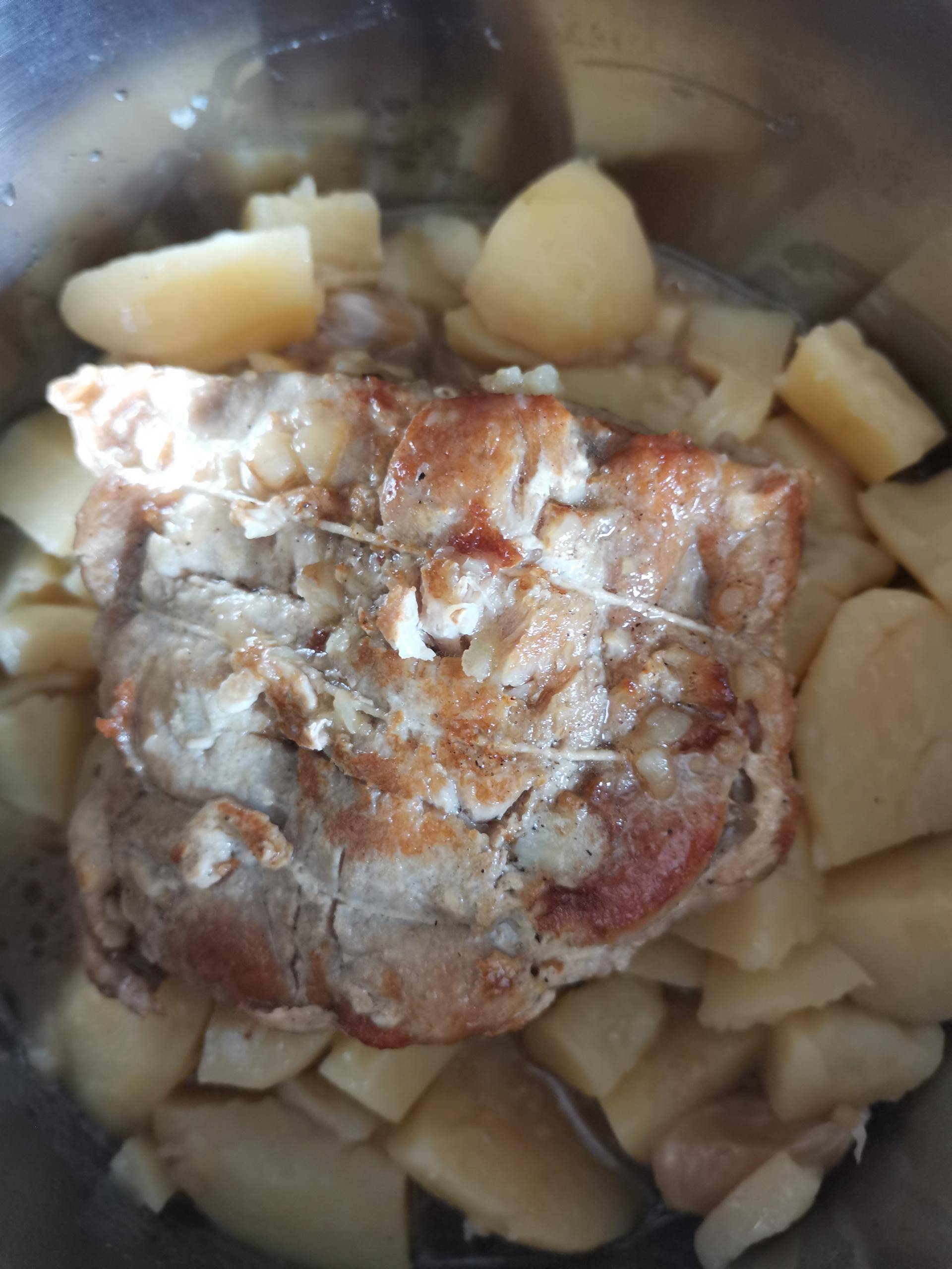 Rôti de porc et pommes de terre - Recepten Cookeo | Moulinex
