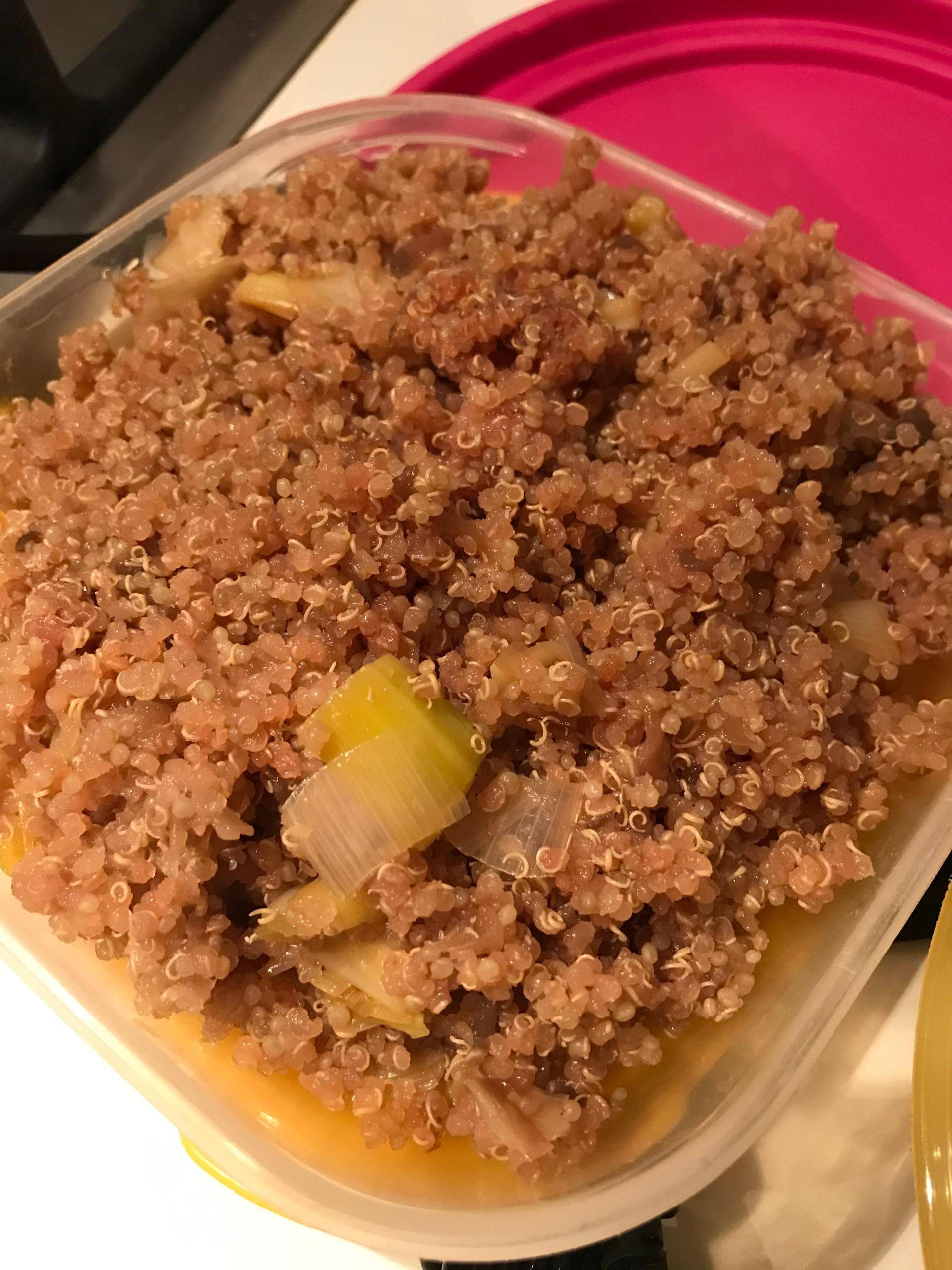 Quinoa rose et poireau - Recette Cookeo | Moulinex