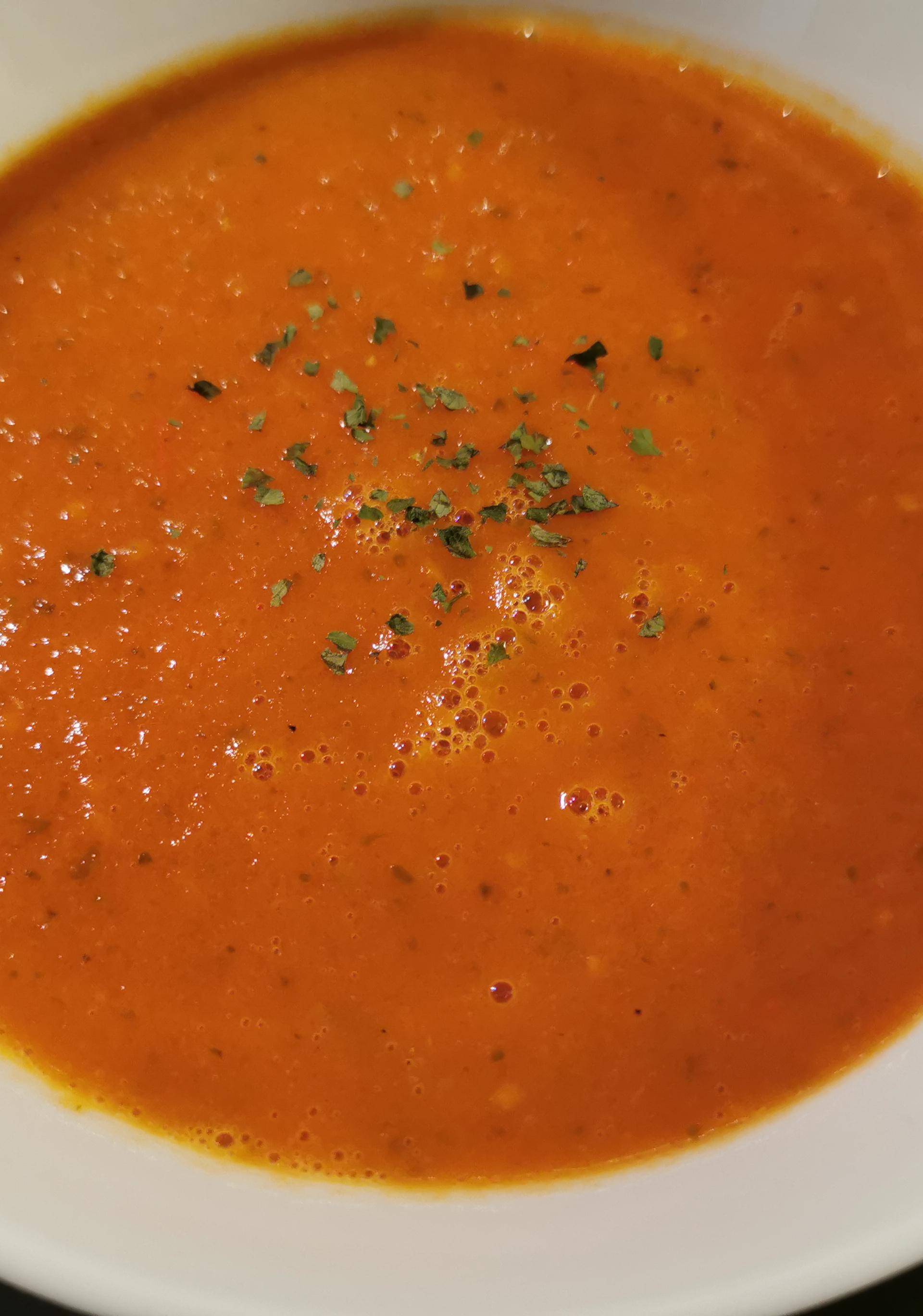 Velouté de tomates et poivrons - Recette Companion XL | Moulinex