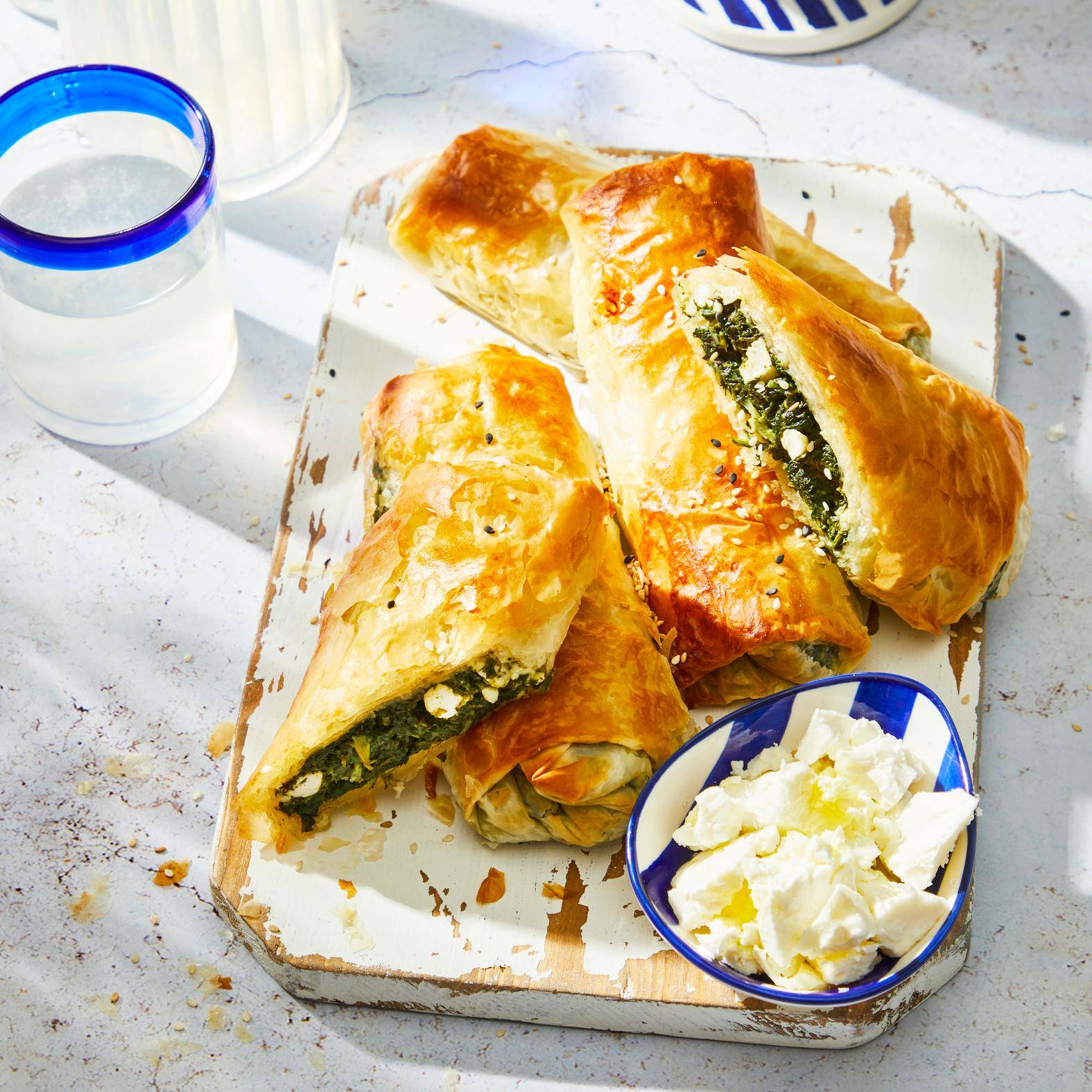 Spanakopita (roulés aux épinards) - Recette EASY FRY & GRILL 2 in 1 MECHANICAL | Moulinex