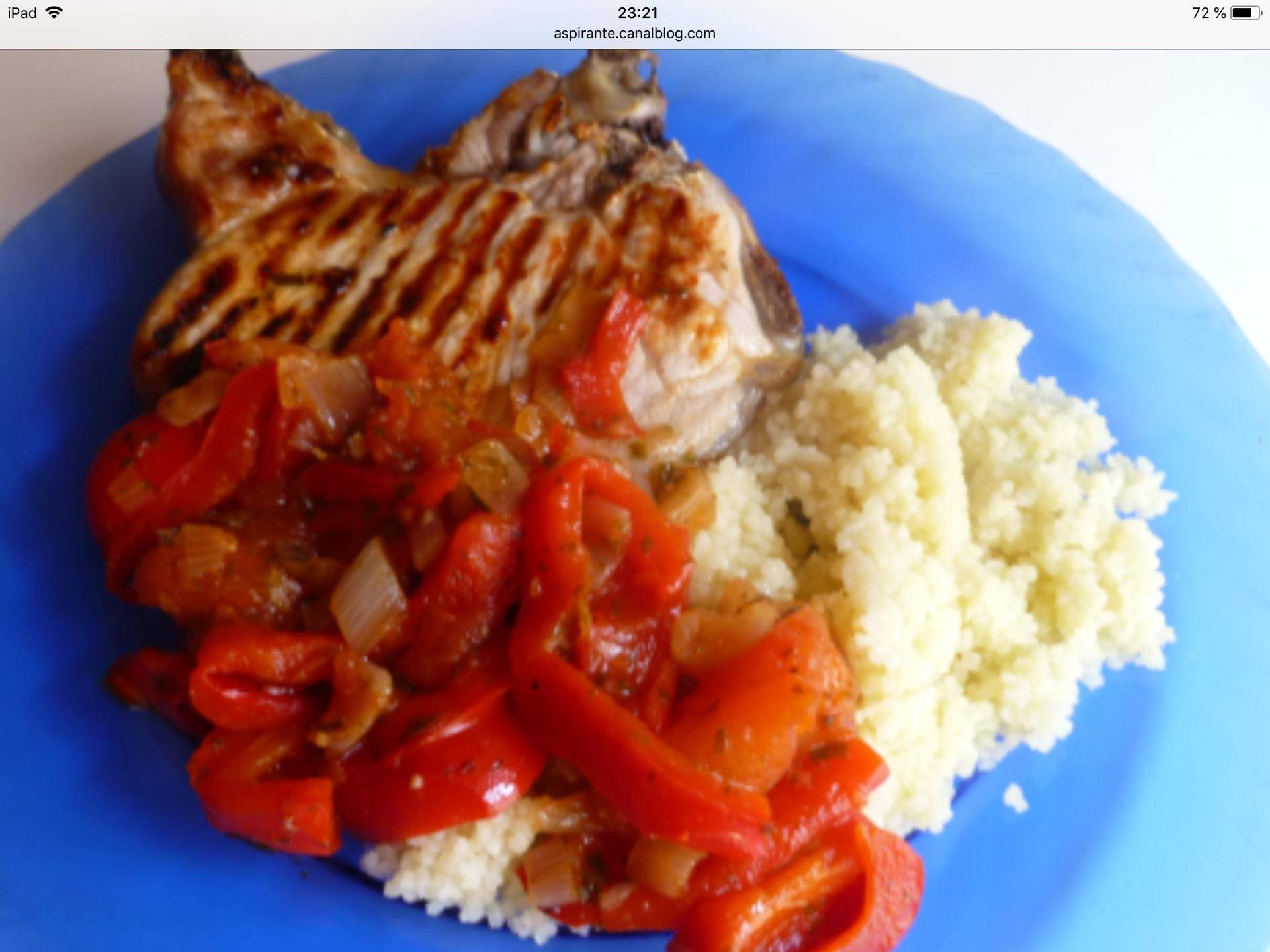 Côte de porc à la mexicaine - Recepten Cookeo | Moulinex
