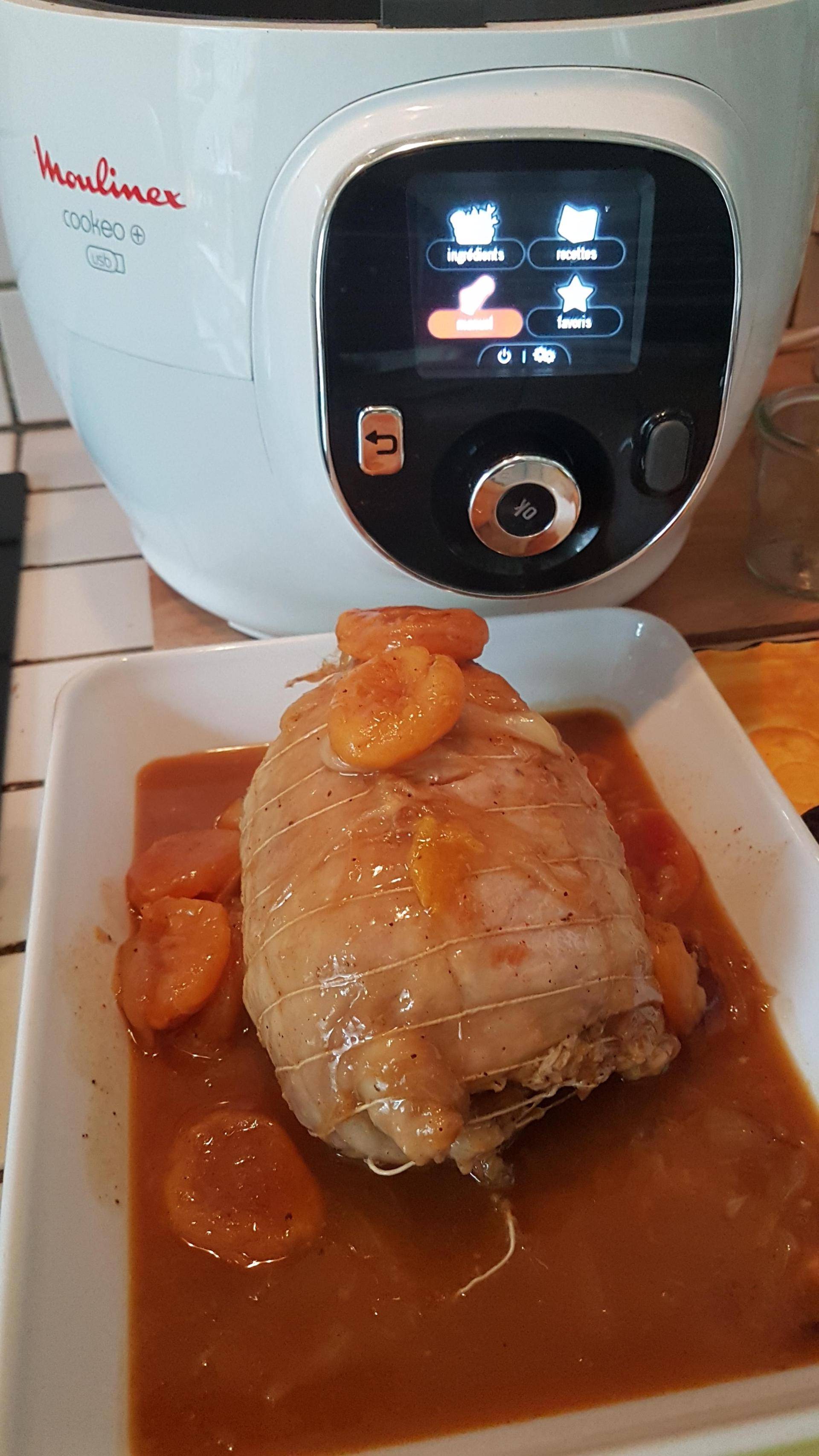 Roulé de dinde aux abricots - Recepten Cookeo | Moulinex