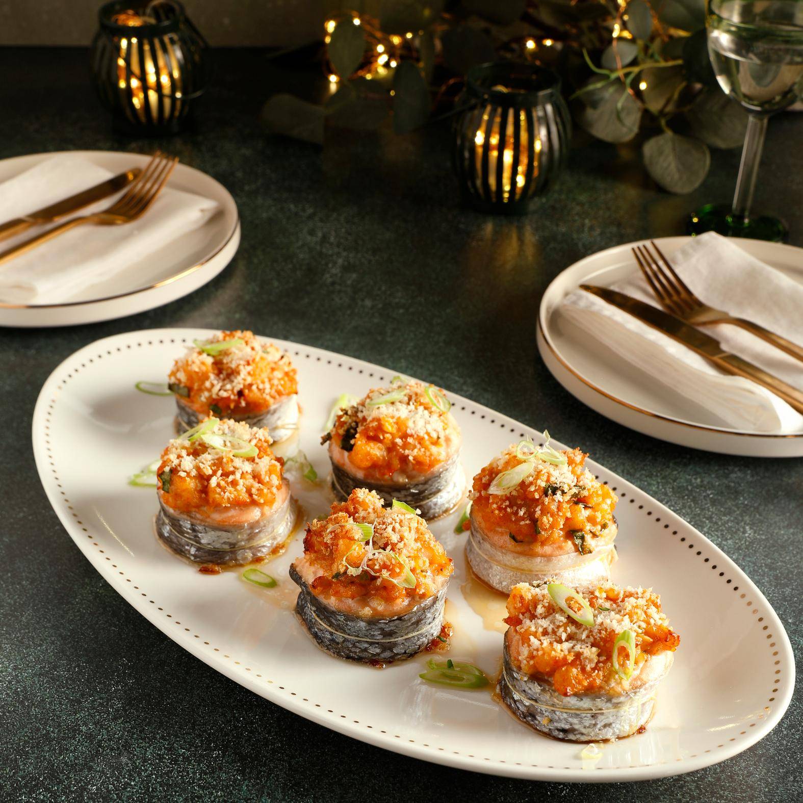 Saumon farci aux crevettes - Recette Easy Fry Compact | Moulinex